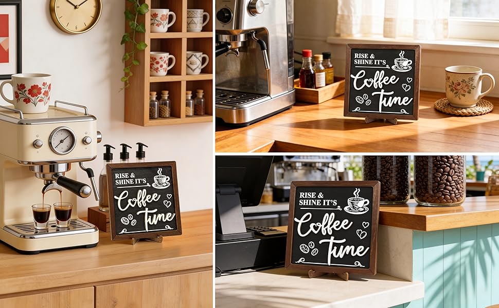 Vintage Coffee Station Signs — photo 15