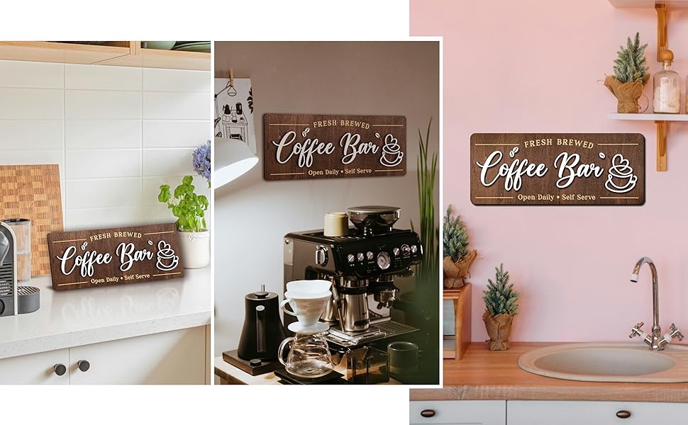 Coffee Bar Signs Wall Decor — photo 15