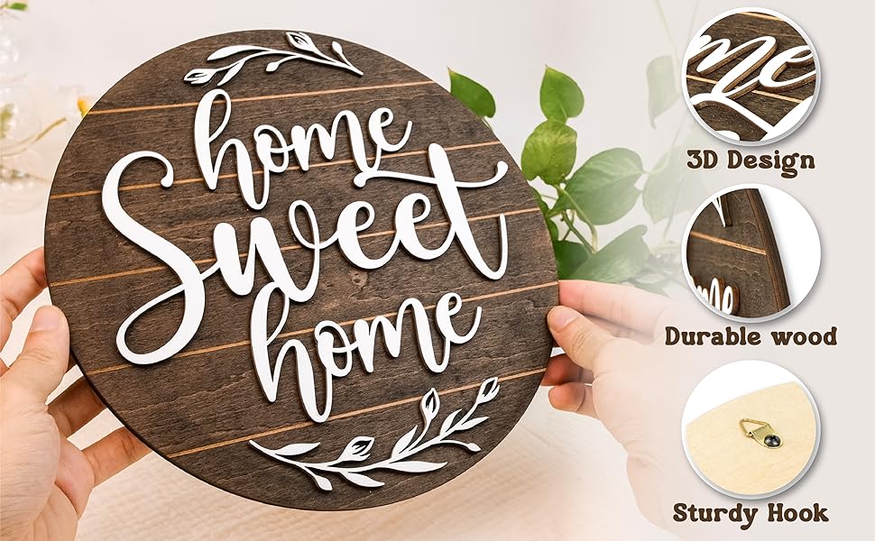 Home Sweet Home Wall Plaque — photo 8