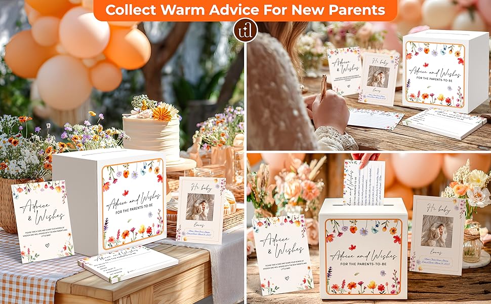 Wildflower Baby Advice Cards — photo 11