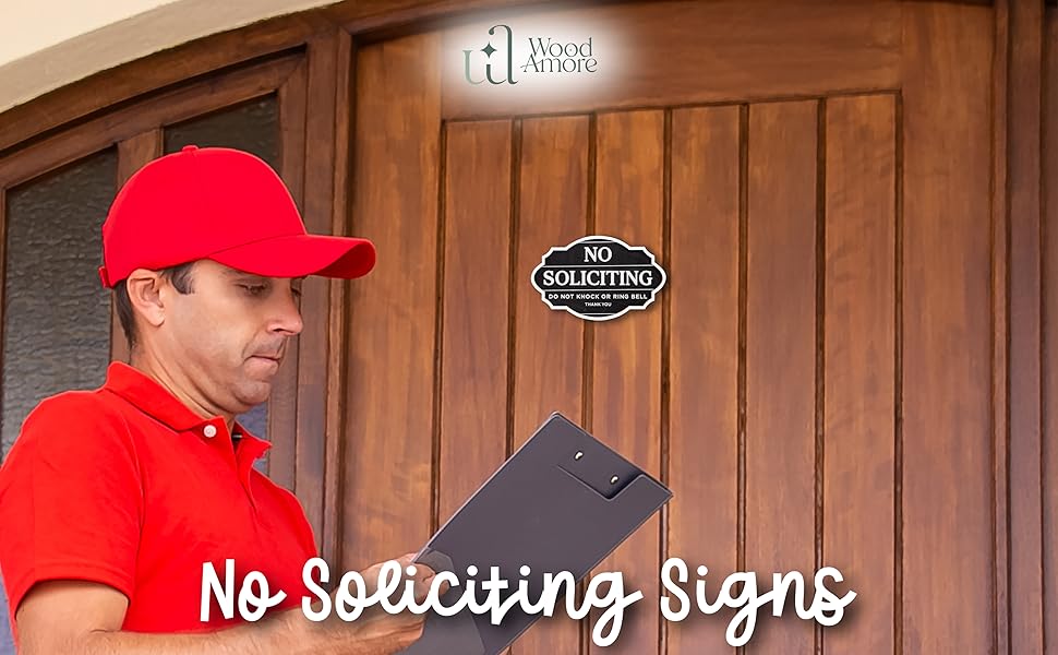 Funny No Soliciting Sign 2 Pack — photo 7