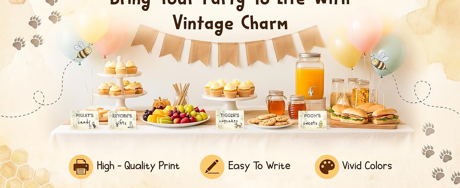 Winnie Food Labels for Party — photo 12