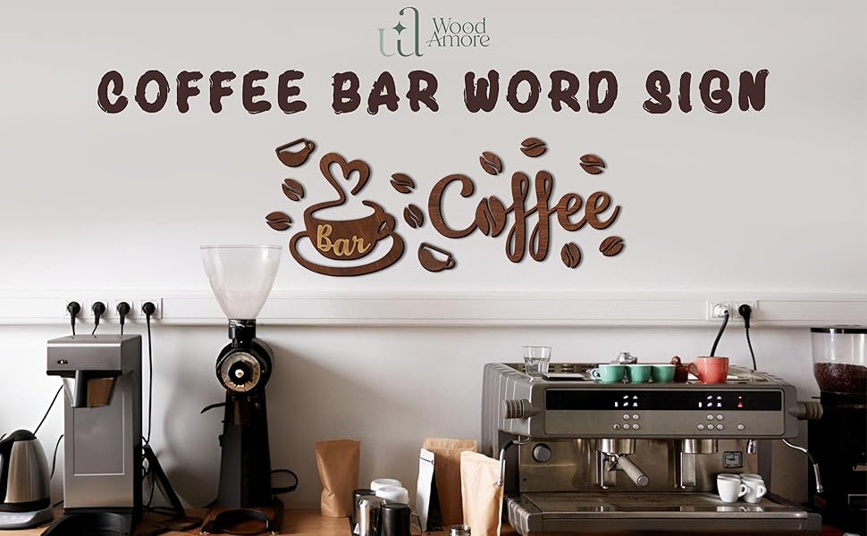 Coffee Bar Signs Kitchen Decor — photo 8