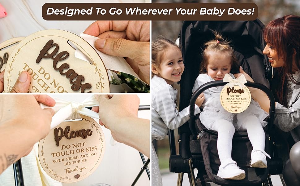Do Not Touch Baby Sign 2 Pack — photo 11
