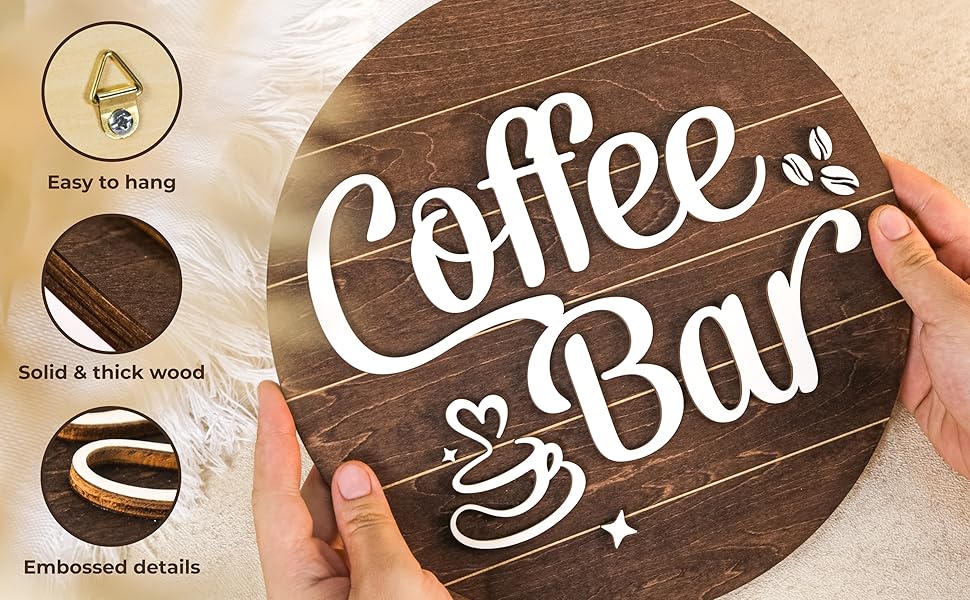 Coffee Bar Sign 10 inch — photo 8