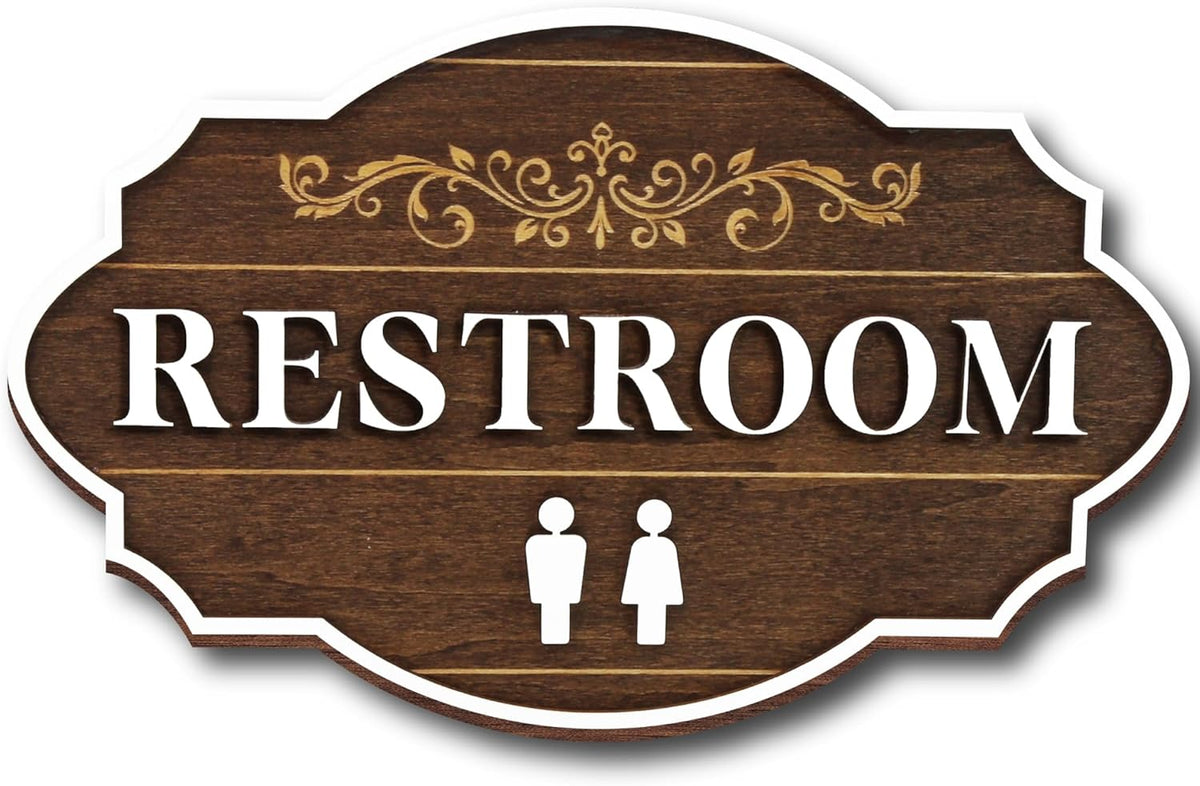 Unisex Restroom Sign — photo 1