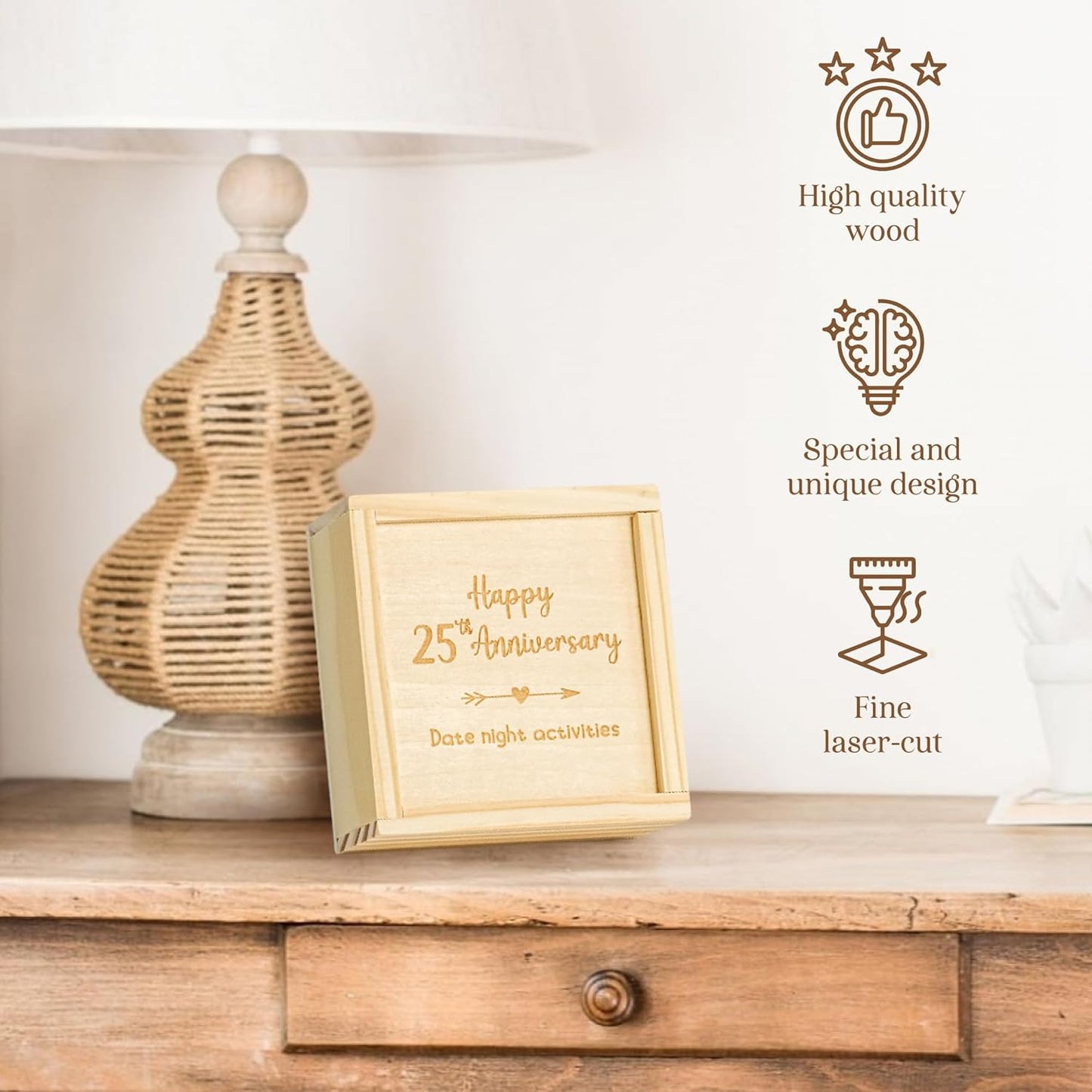 25 Year Anniversary Wood Gift — photo 3