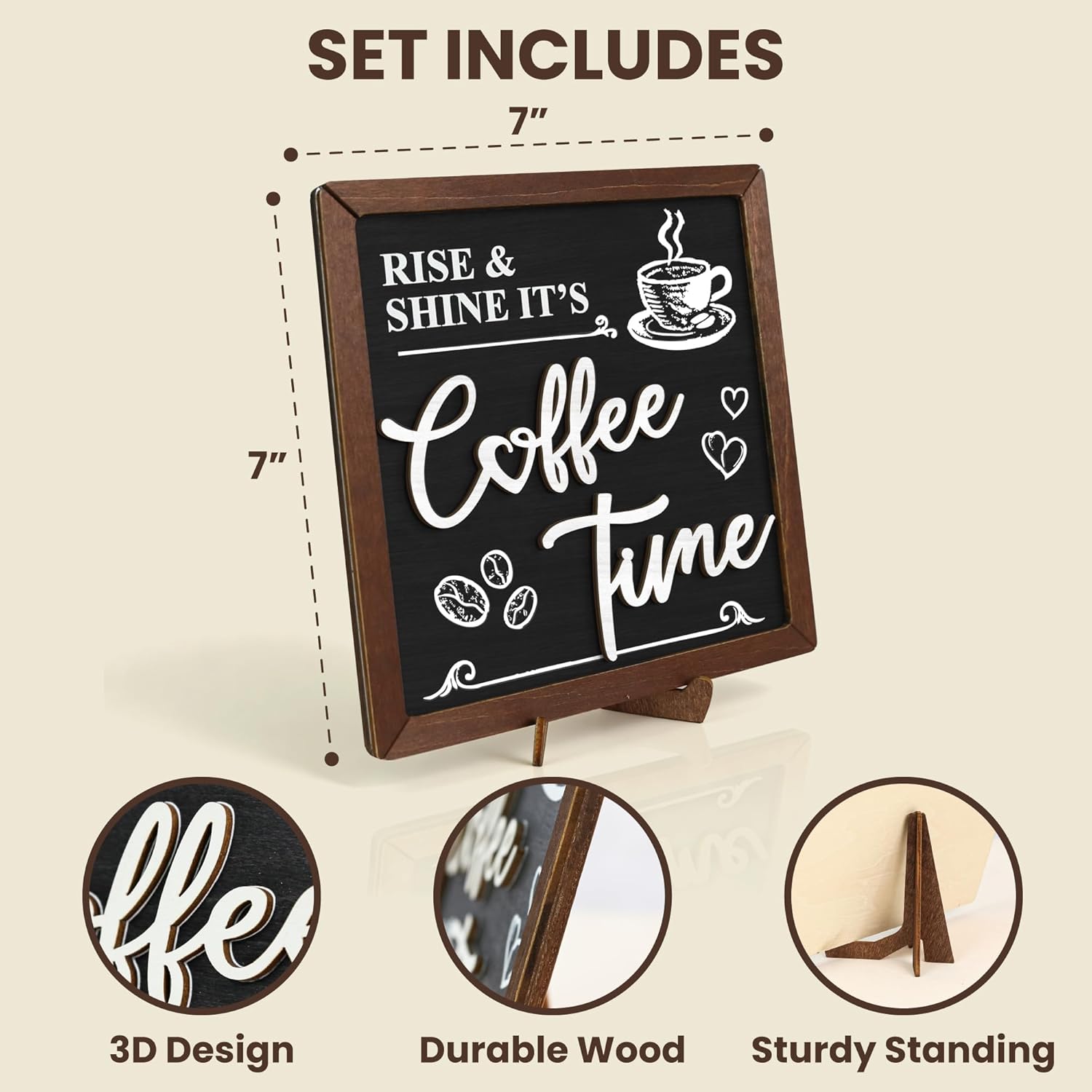 Vintage Coffee Station Signs — photo 2