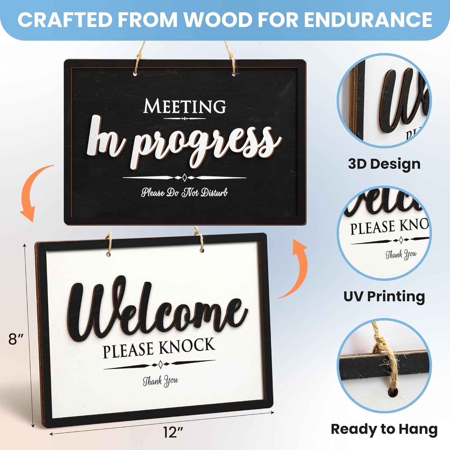 Meeting In Progress Door Sign — photo 2