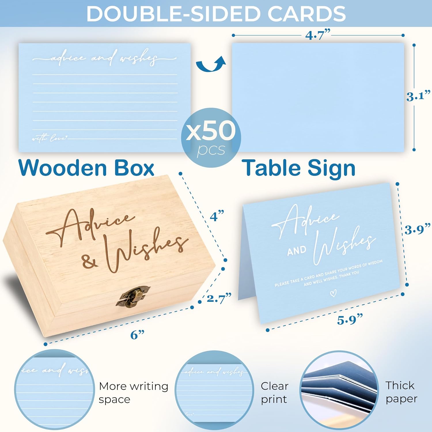 Blue Advice and Wishes Box — photo 2