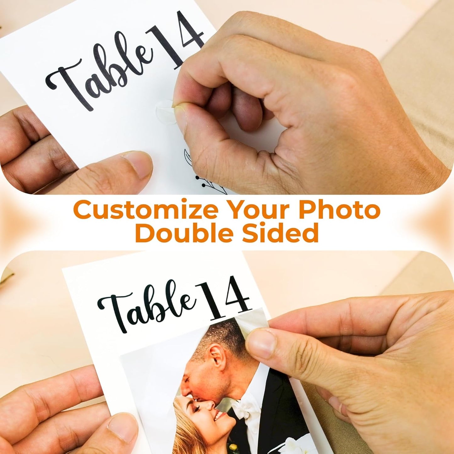 Black Wedding Table Numbers 1-20 — photo 4
