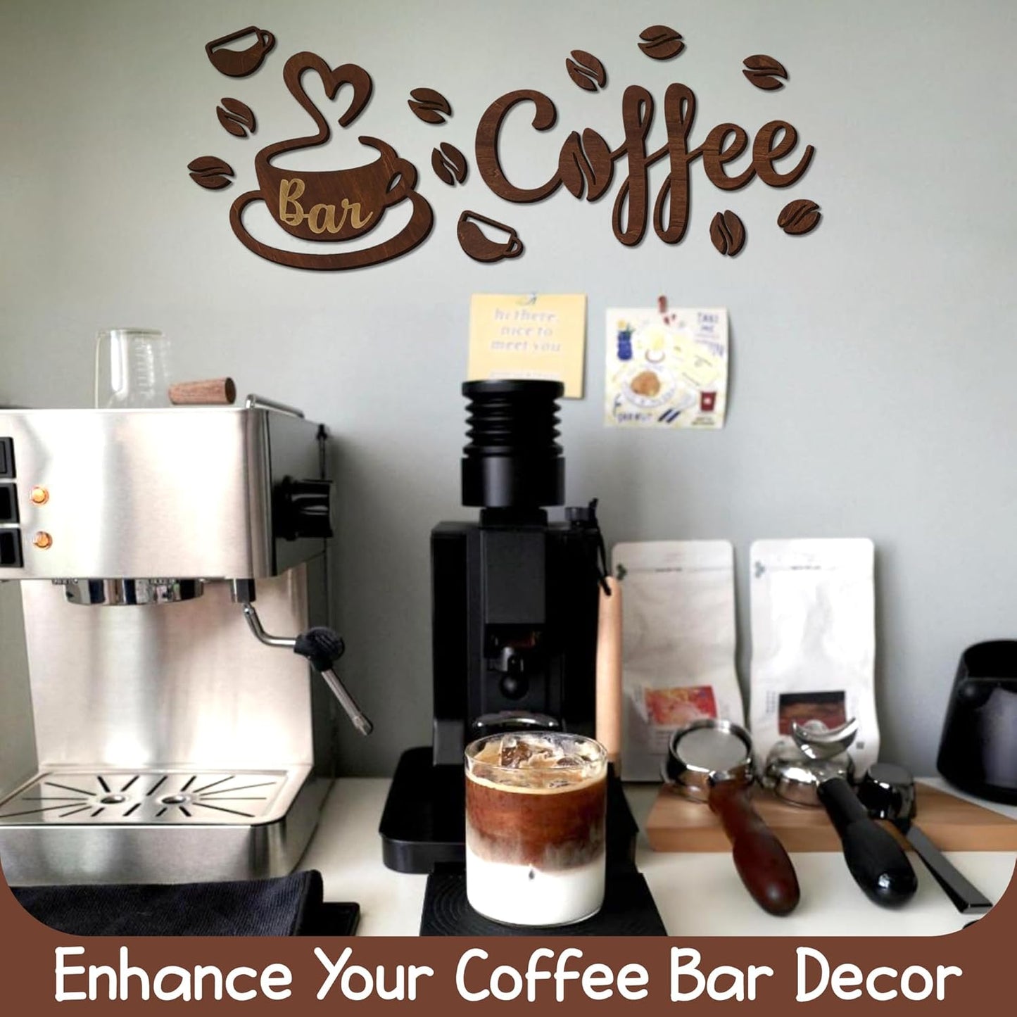 Coffee Bar Signs Kitchen Decor — photo 4
