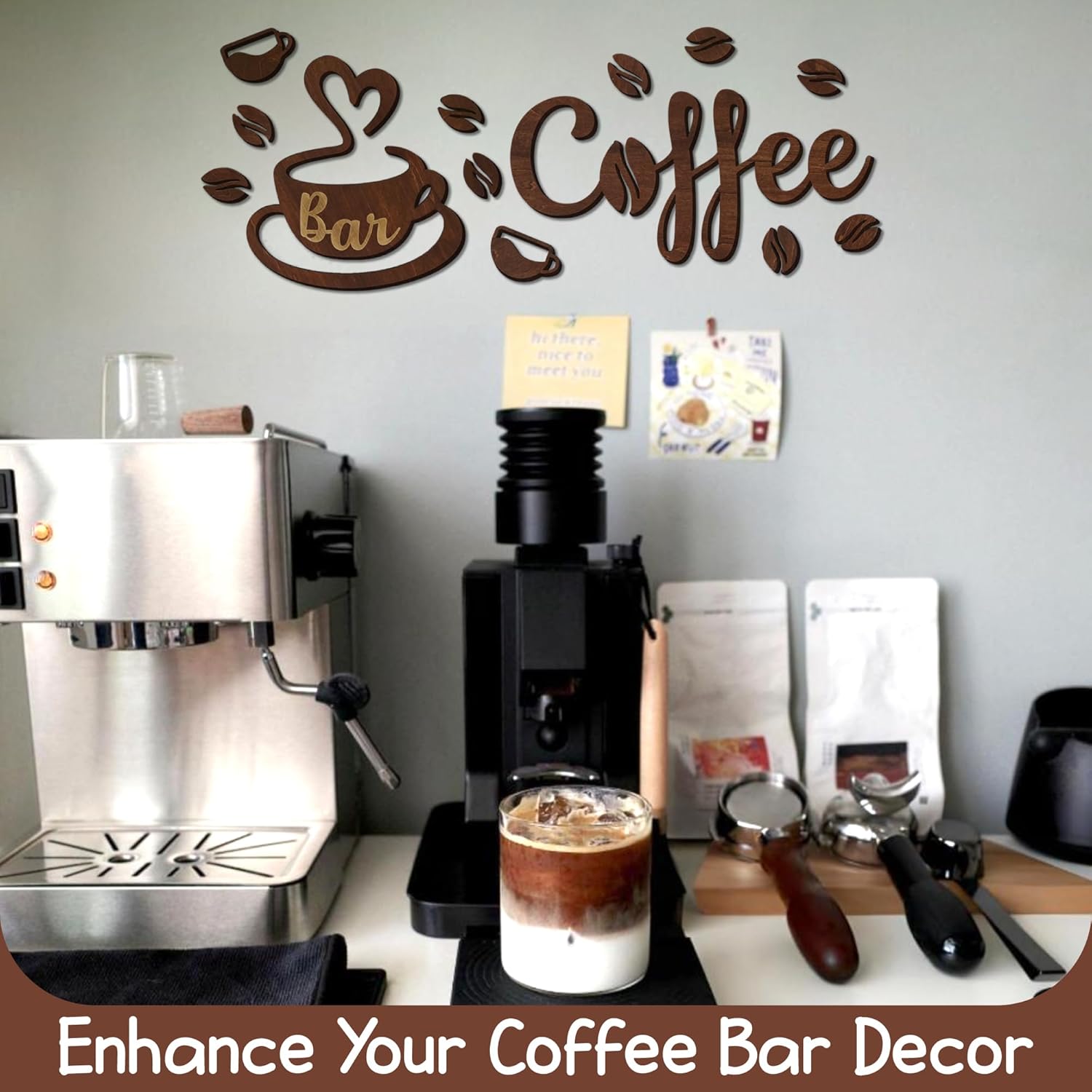 Coffee Bar Signs Kitchen Decor — photo 4