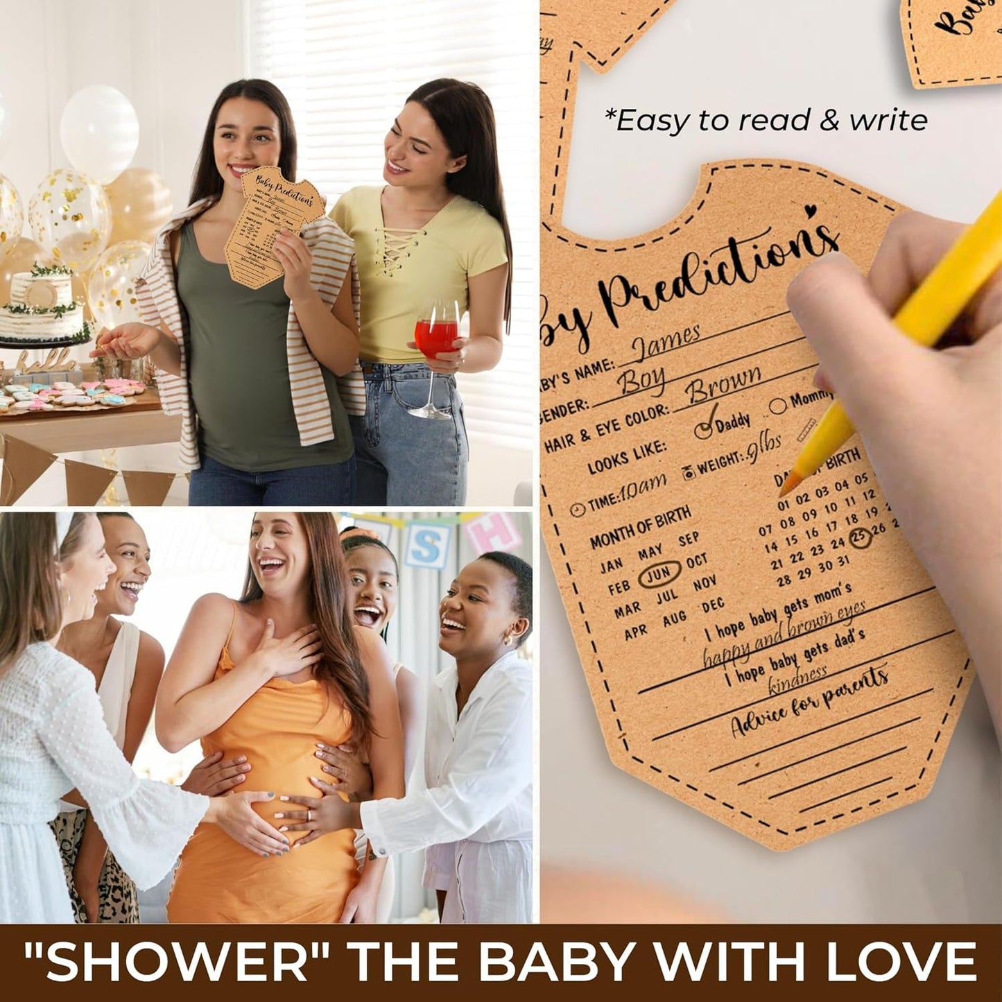 Baby Prediction Advice Cards — photo 3