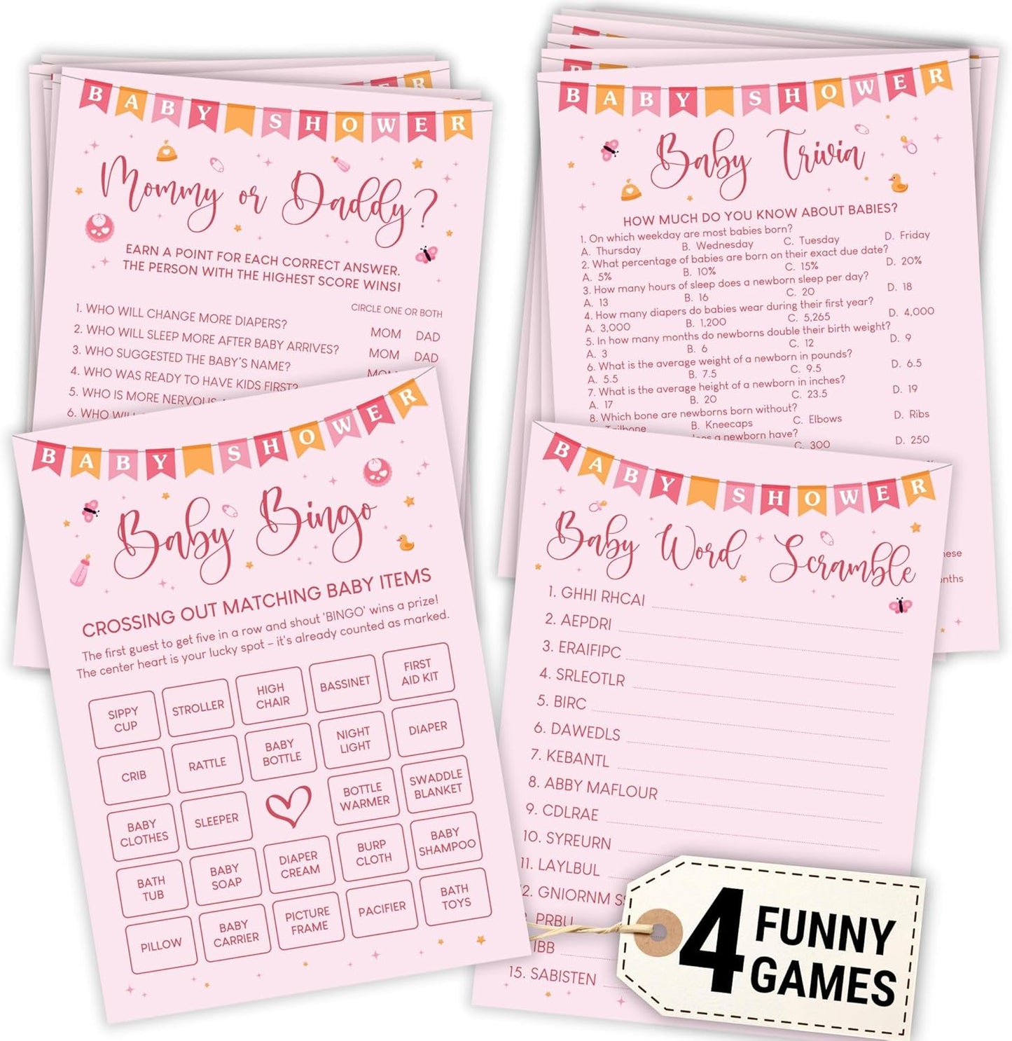 Floral Baby Shower Games — photo 7