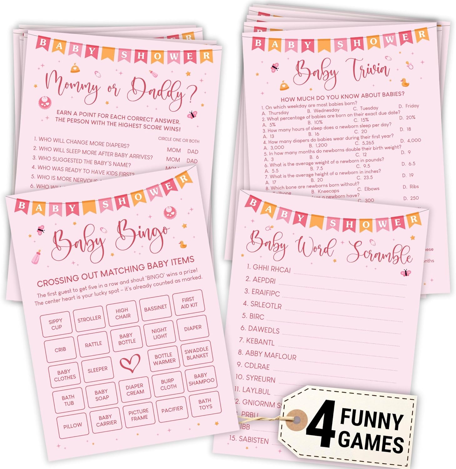 Floral Baby Shower Games — photo 7