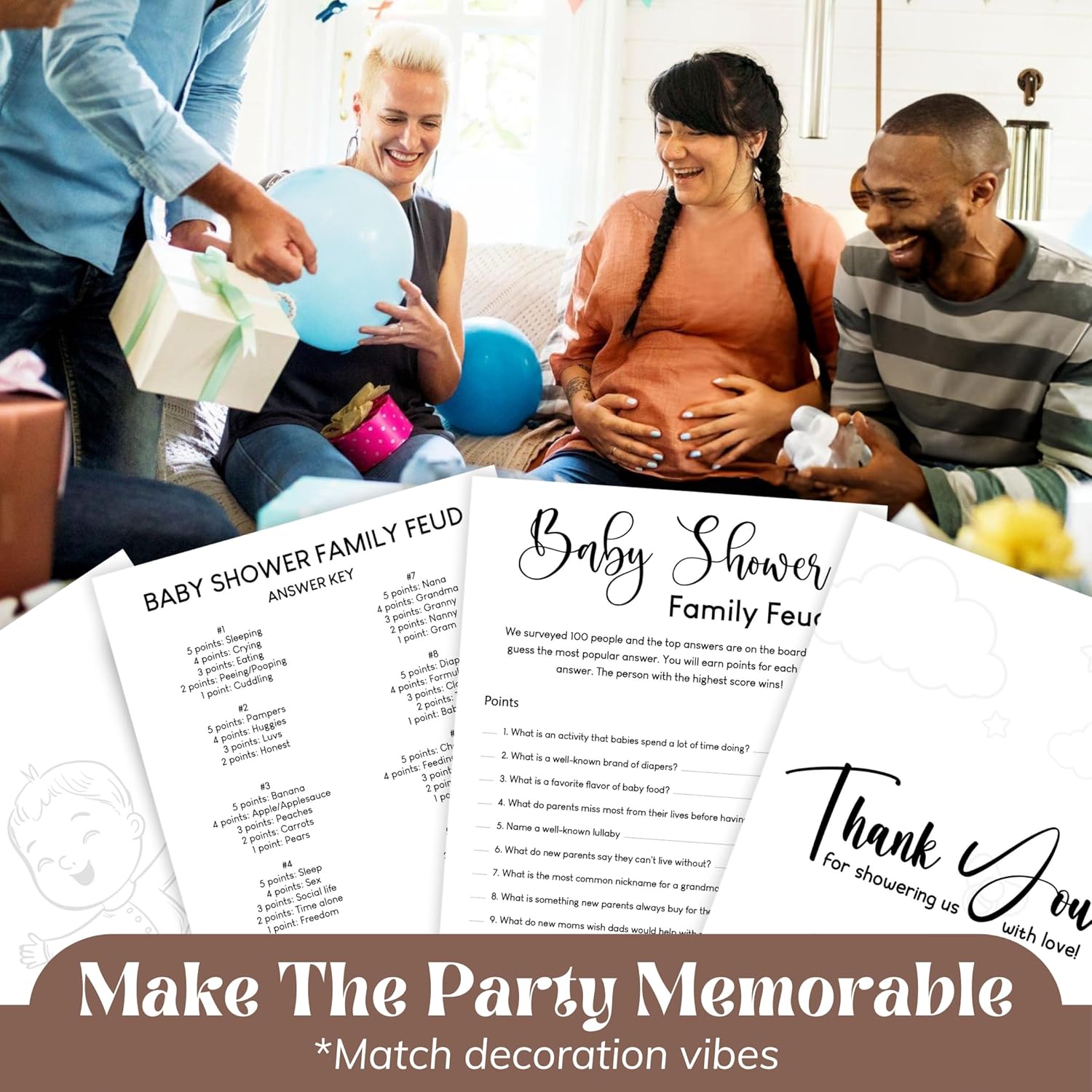Family Feud Baby Shower Game — photo 4