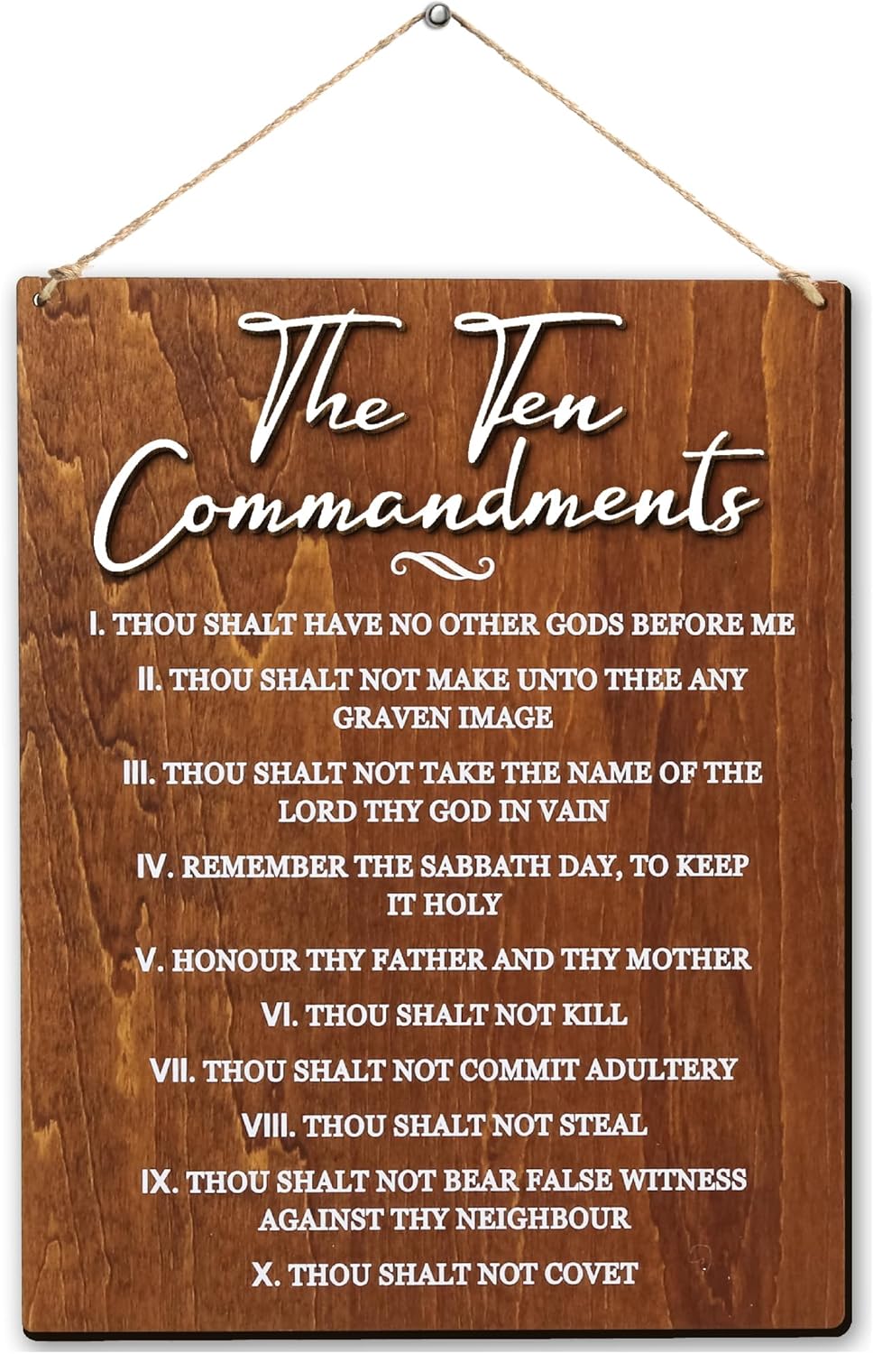 Ten Commandments Wall Decor — photo 1
