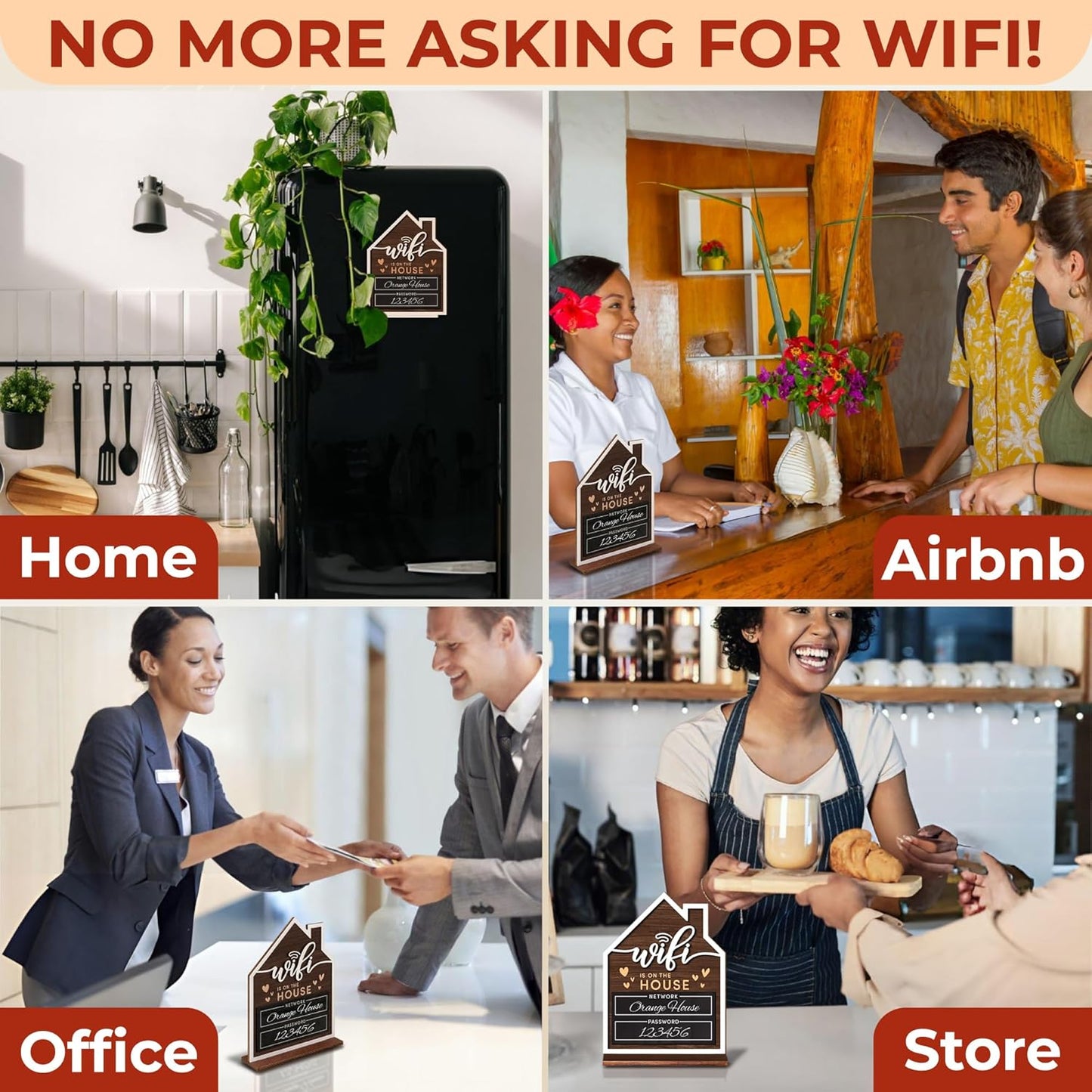 Wifi Sign For Guests — photo 6