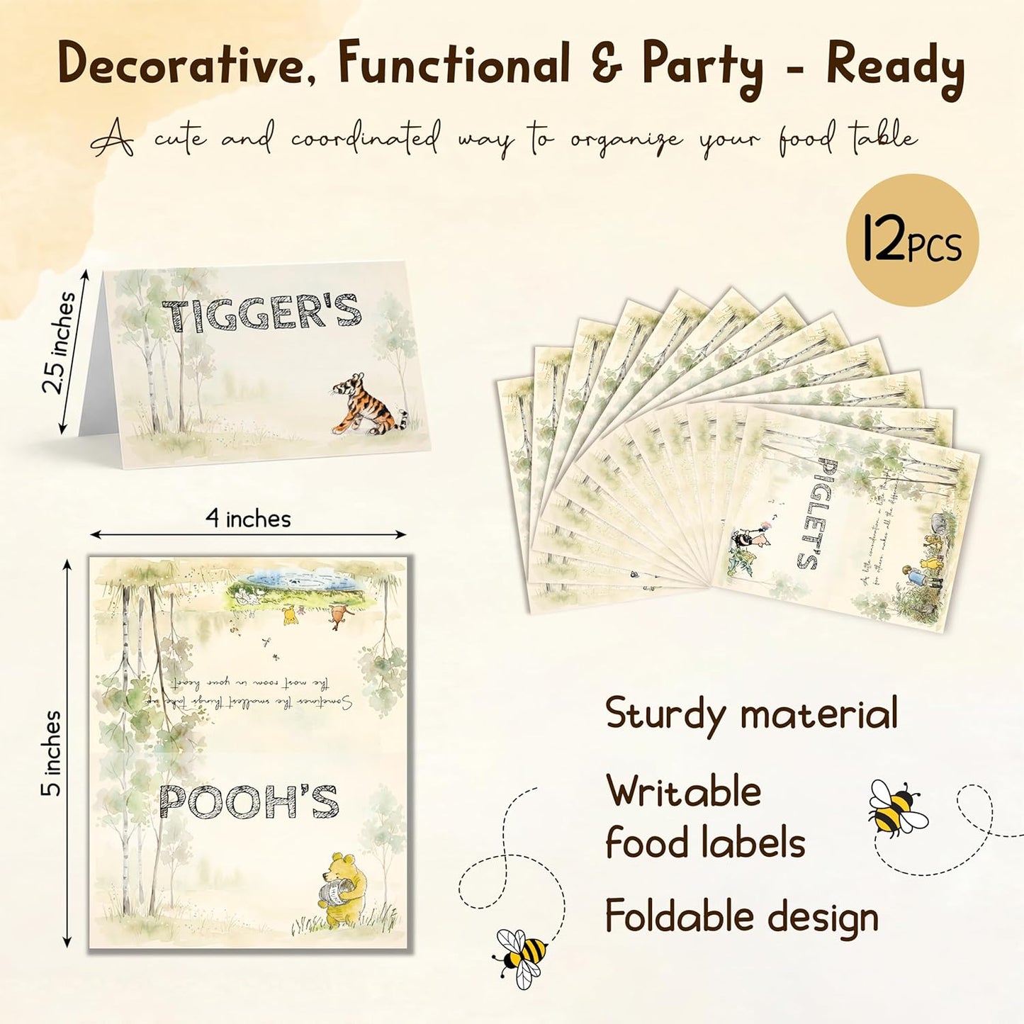 Winnie Food Labels for Party — photo 2