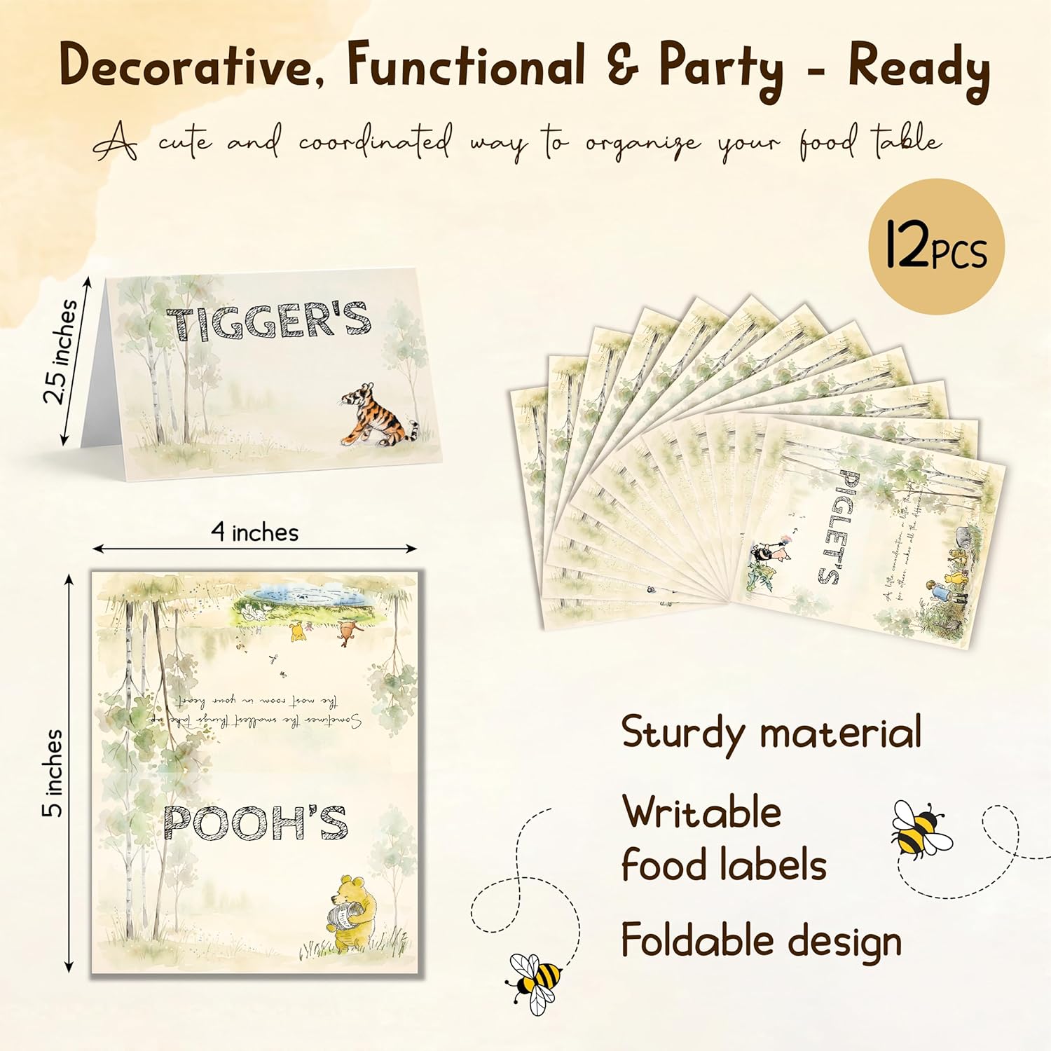 Winnie Food Labels for Party — photo 2