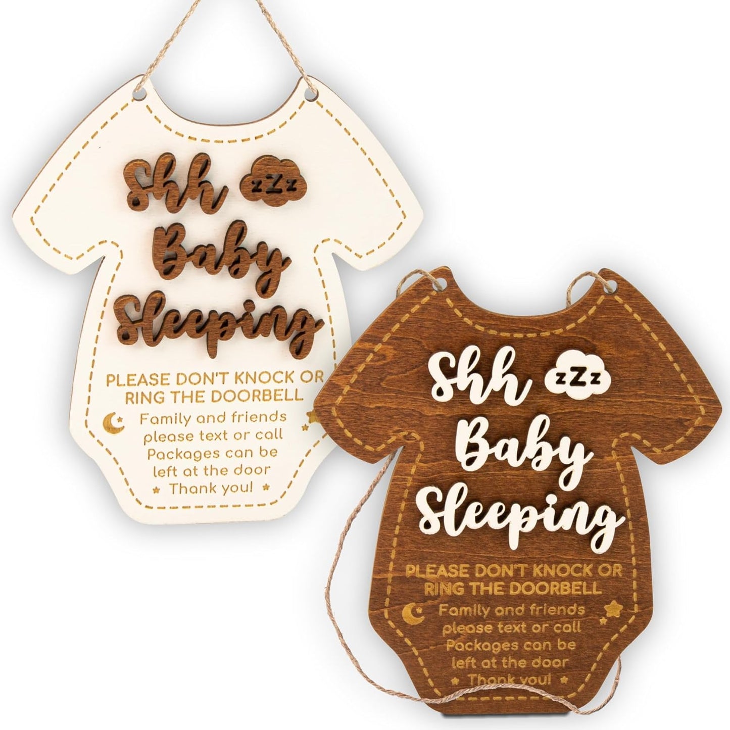 Baby Sleeping Doorbell Sign — photo 7