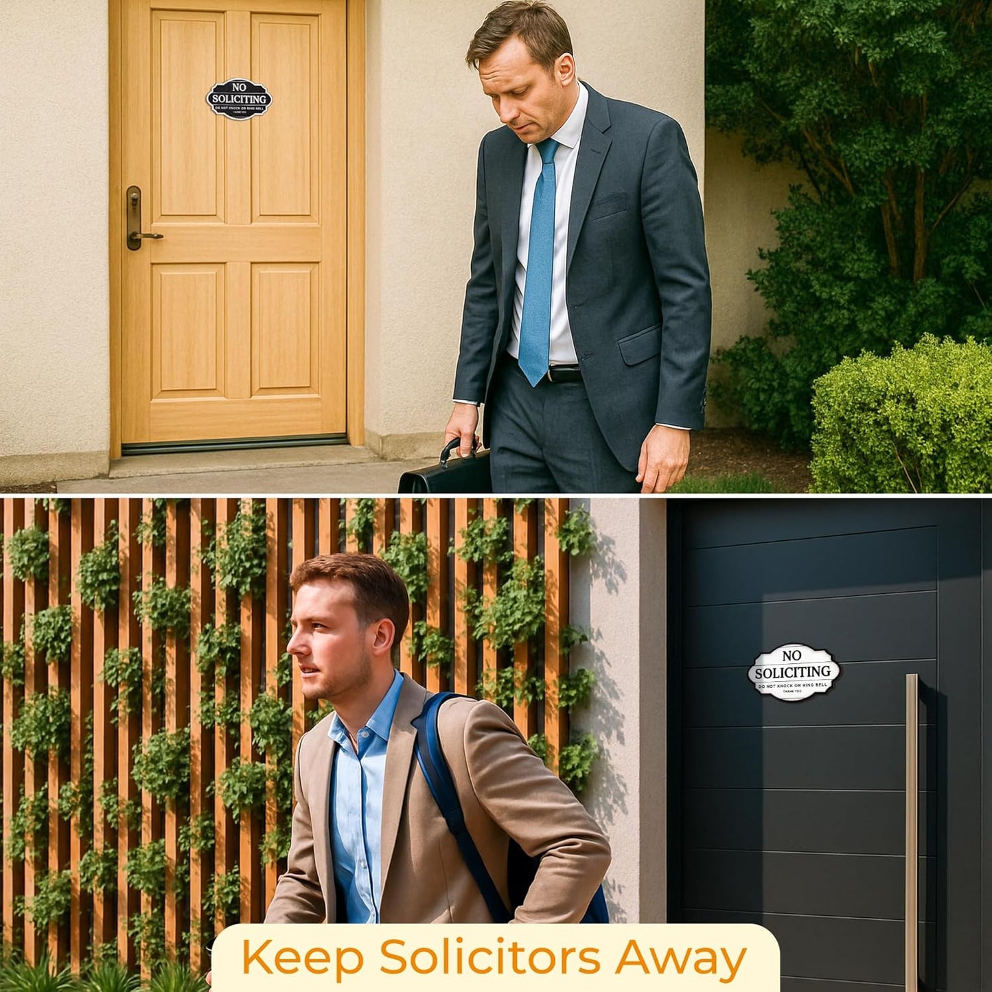 Funny No Soliciting Sign 2 Pack — photo 4