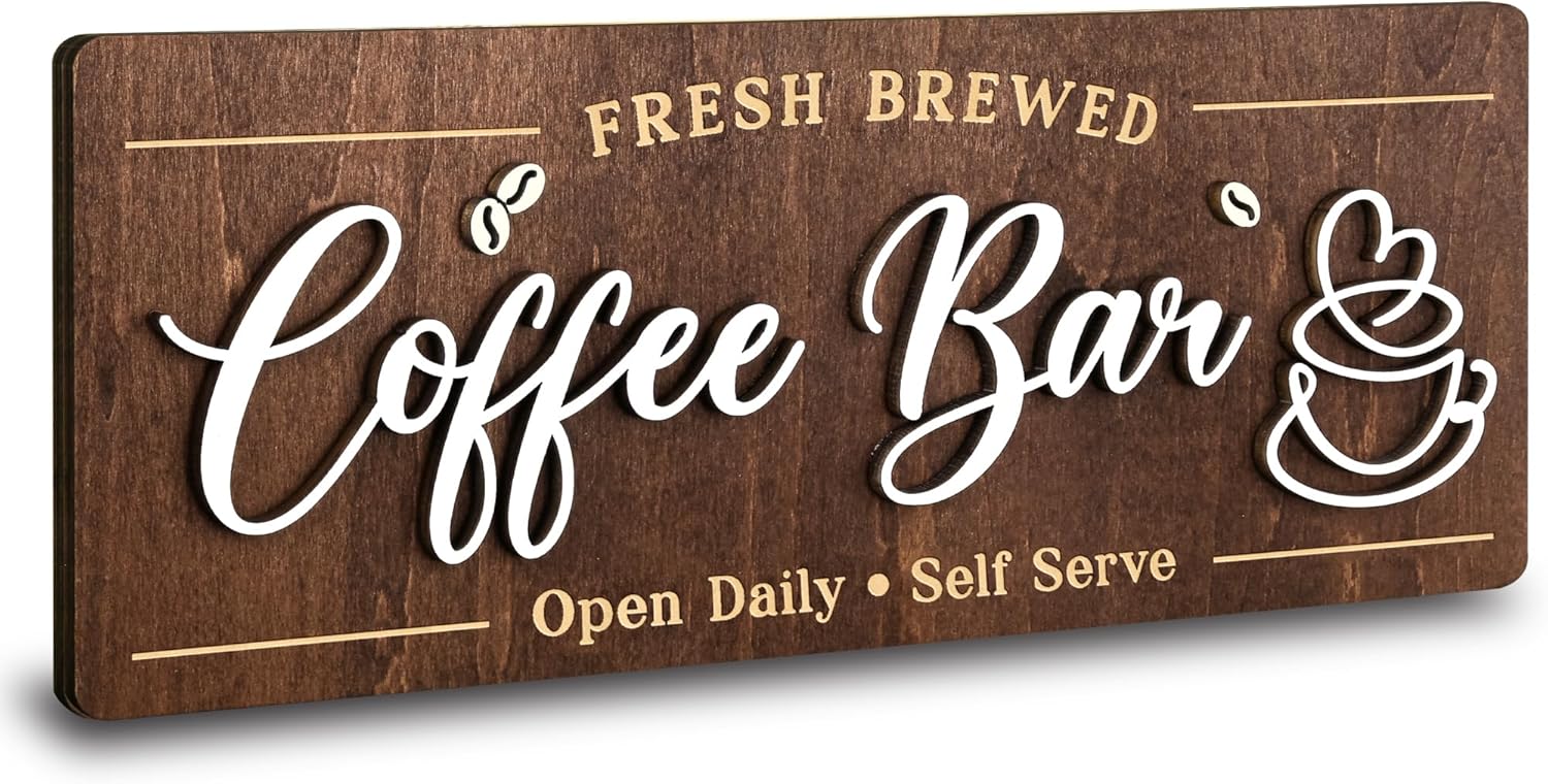 Coffee Bar Signs Wall Decor — photo 1