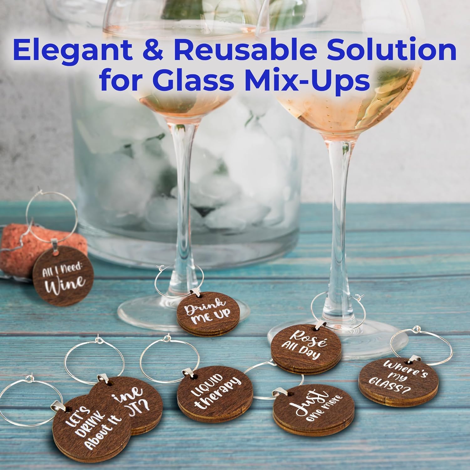 Funny Wine Glass Charms — photo 5