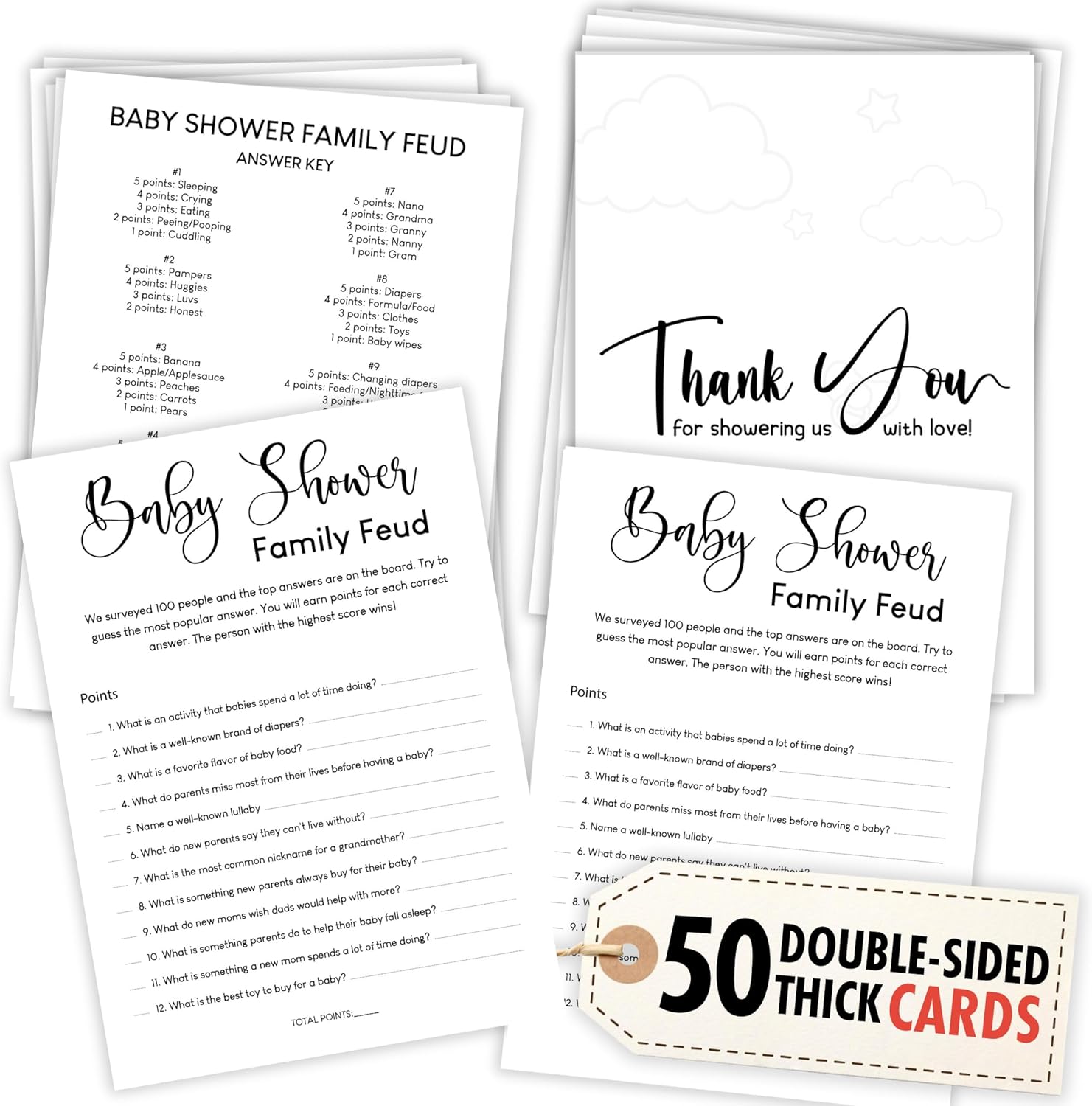 Family Feud Baby Shower Game — photo 1
