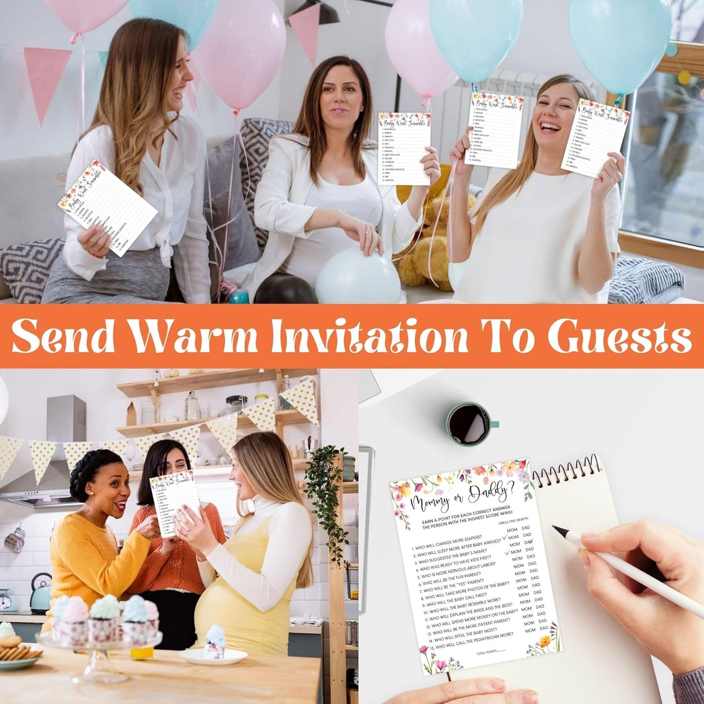 Floral Baby Shower Games — photo 3