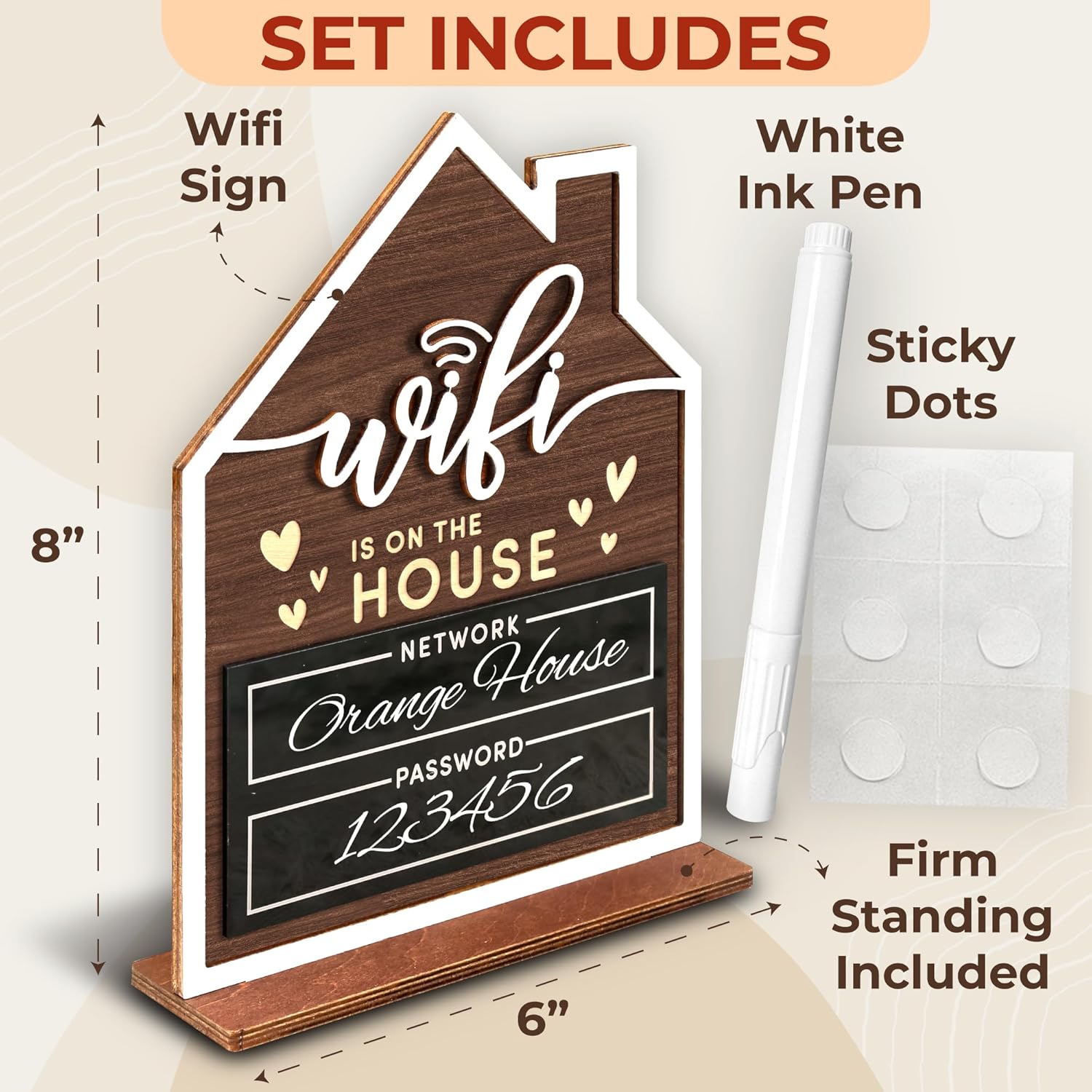 Wifi Sign For Guests — photo 2