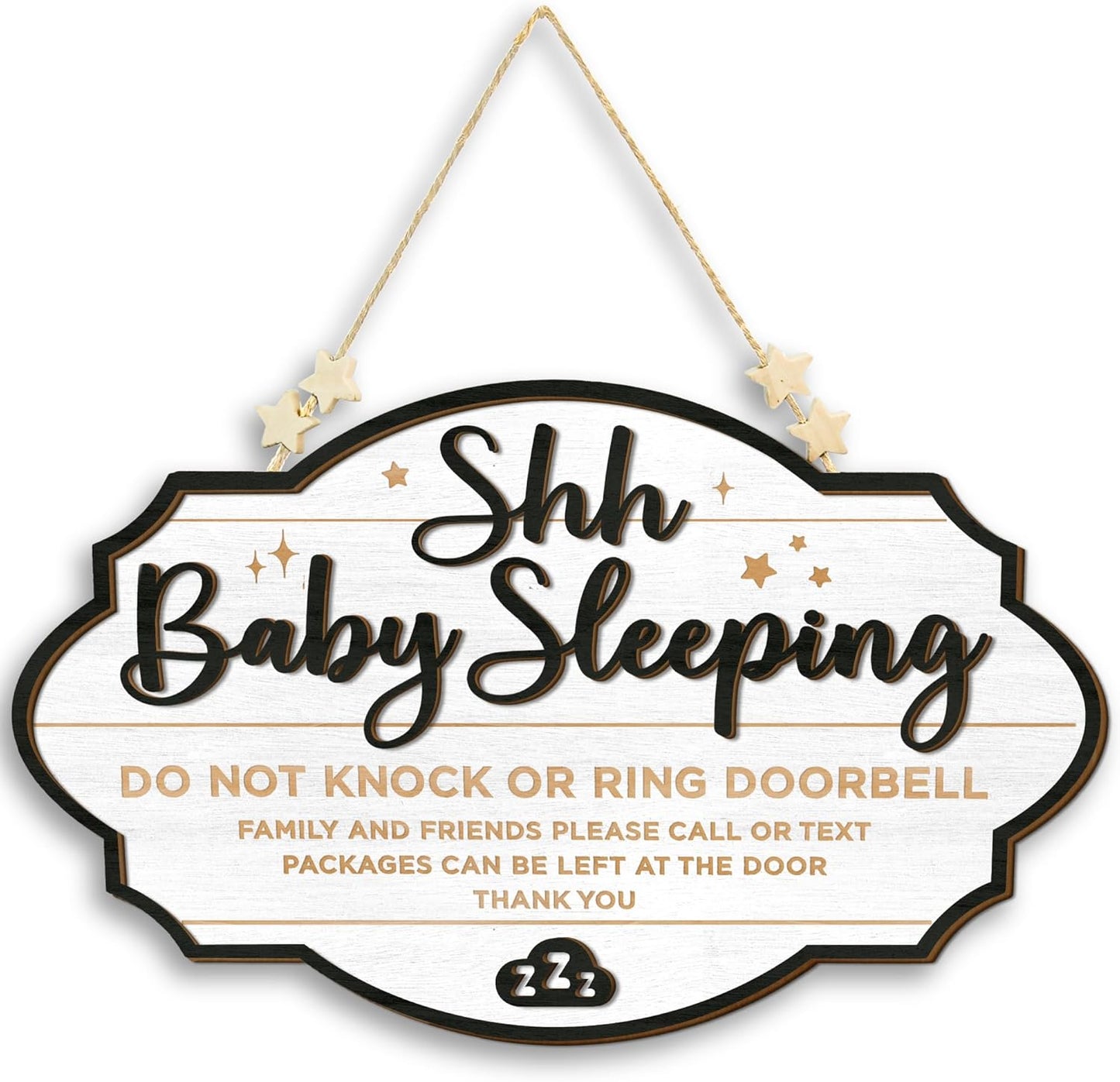 Baby Sleeping Doorbell Sign — photo 9