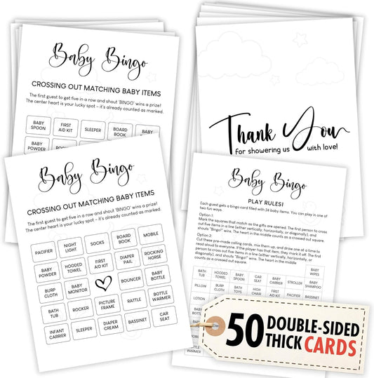 Baby Shower Bingo 50 Guests — photo 1