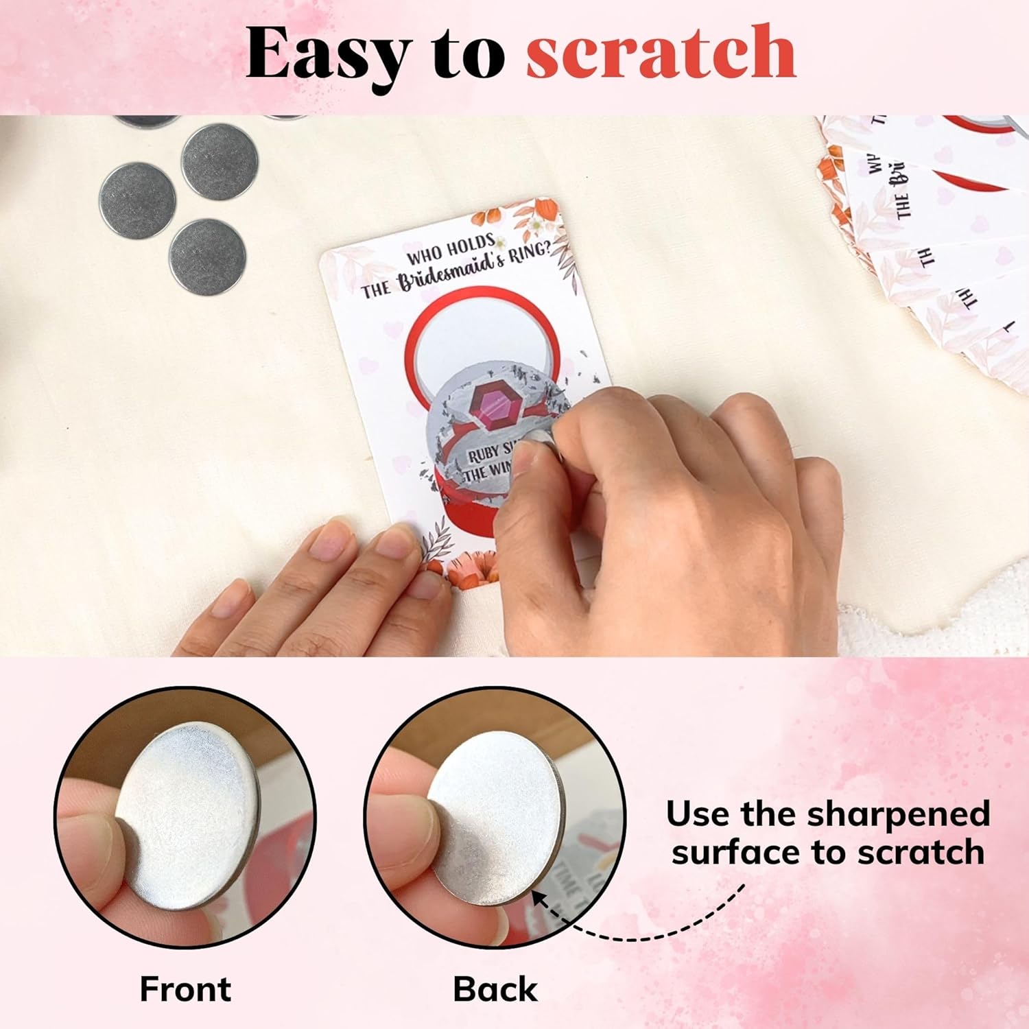 Bridal Shower Scratch Off Game — photo 4