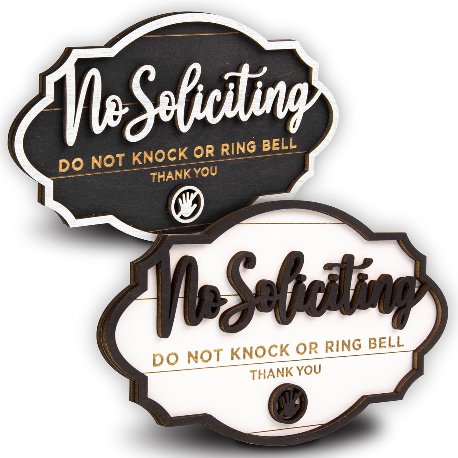 No Soliciting Sign Door 2 Pack — photo 8