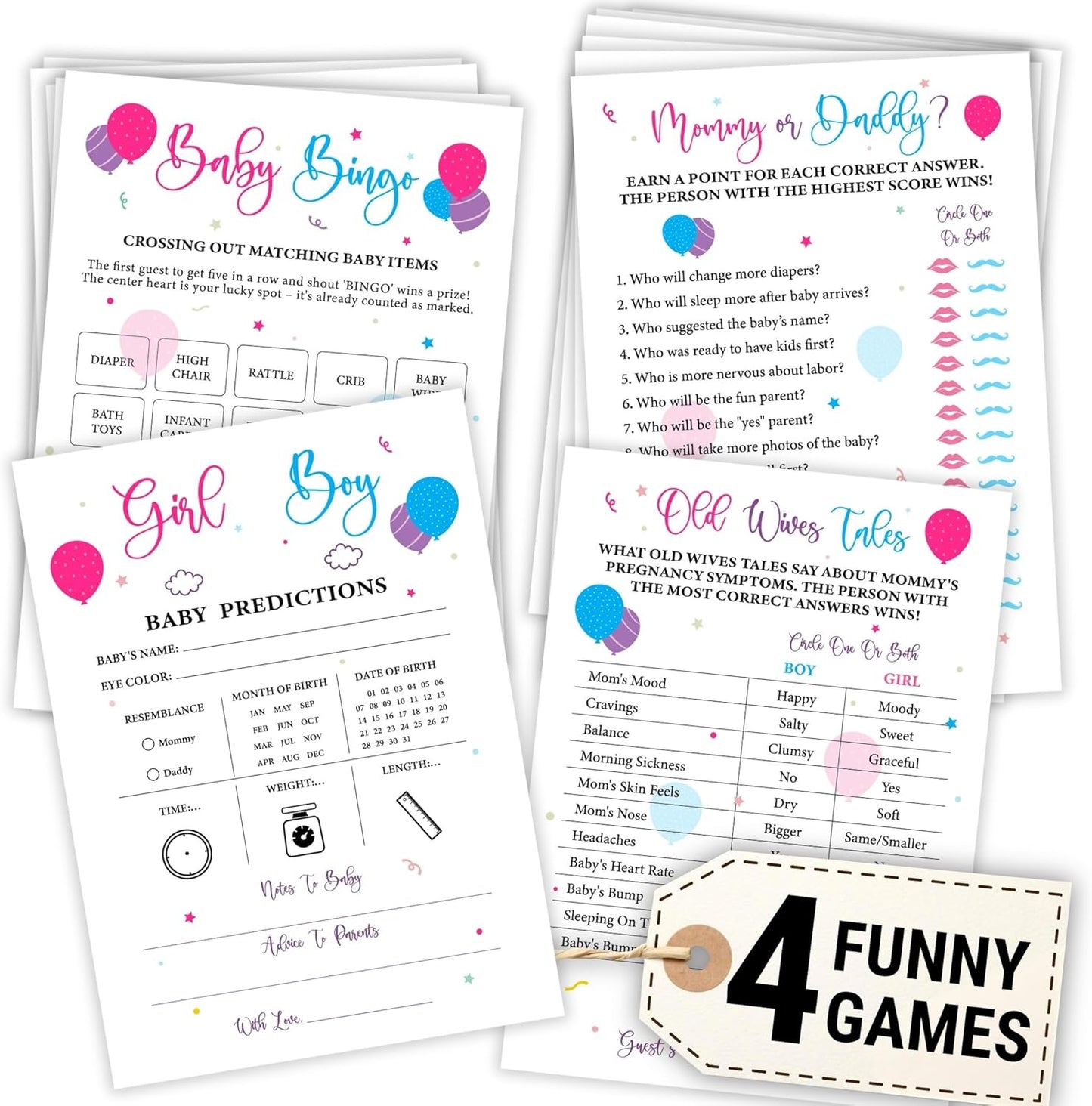 Baby Gender Reveal Bingo — photo 7