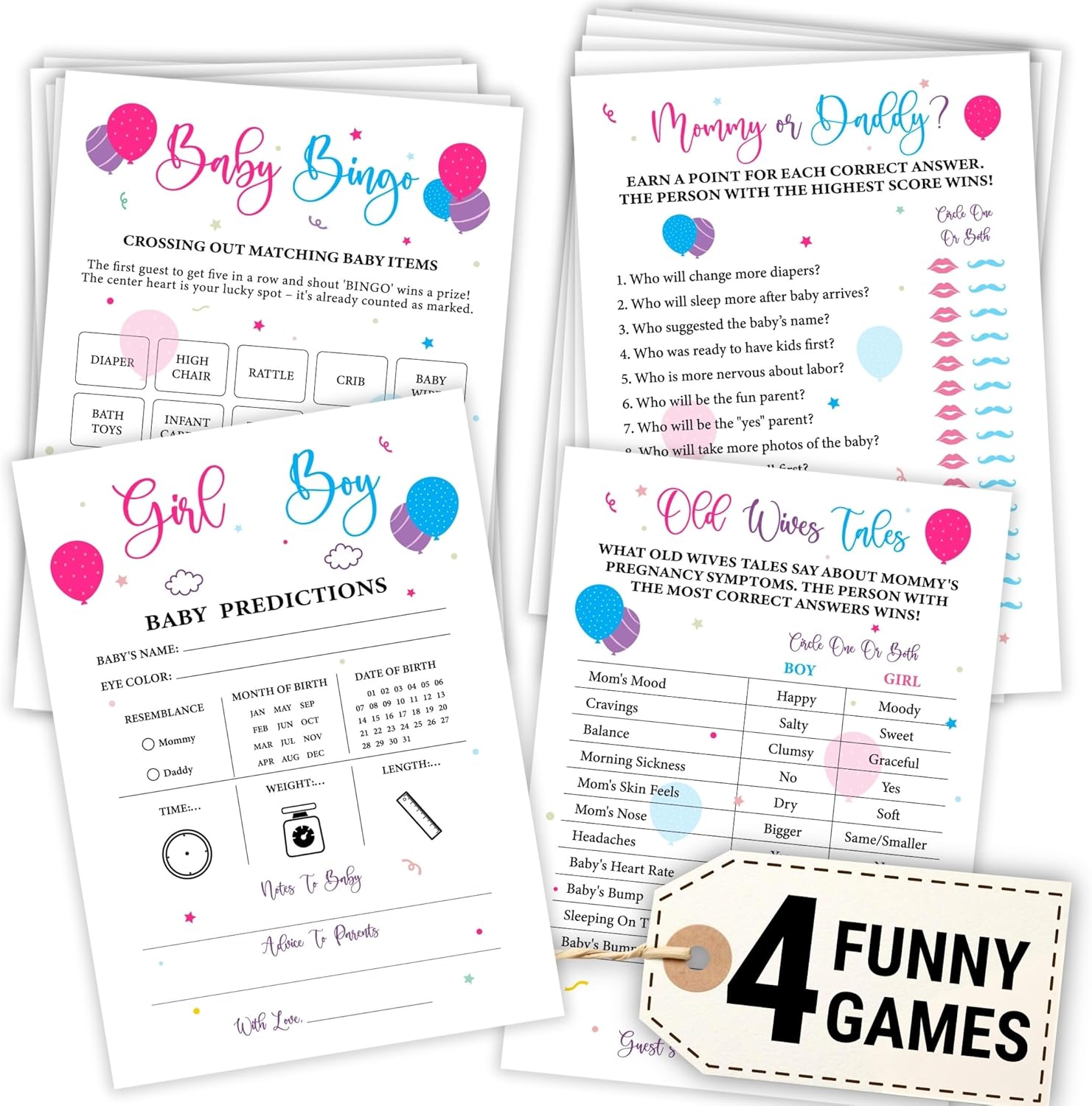 Baby Gender Reveal Bingo — photo 7