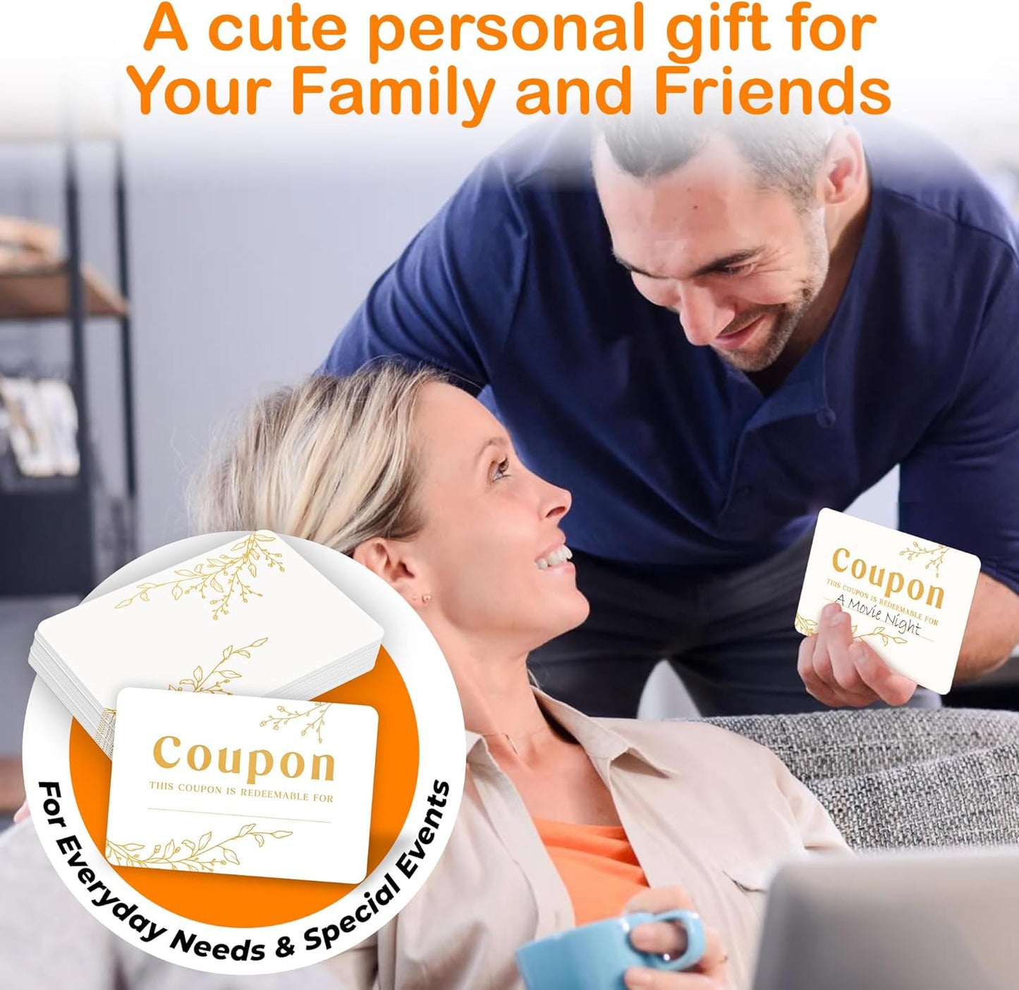 50 Blank Coupon Cards Gold — photo 5