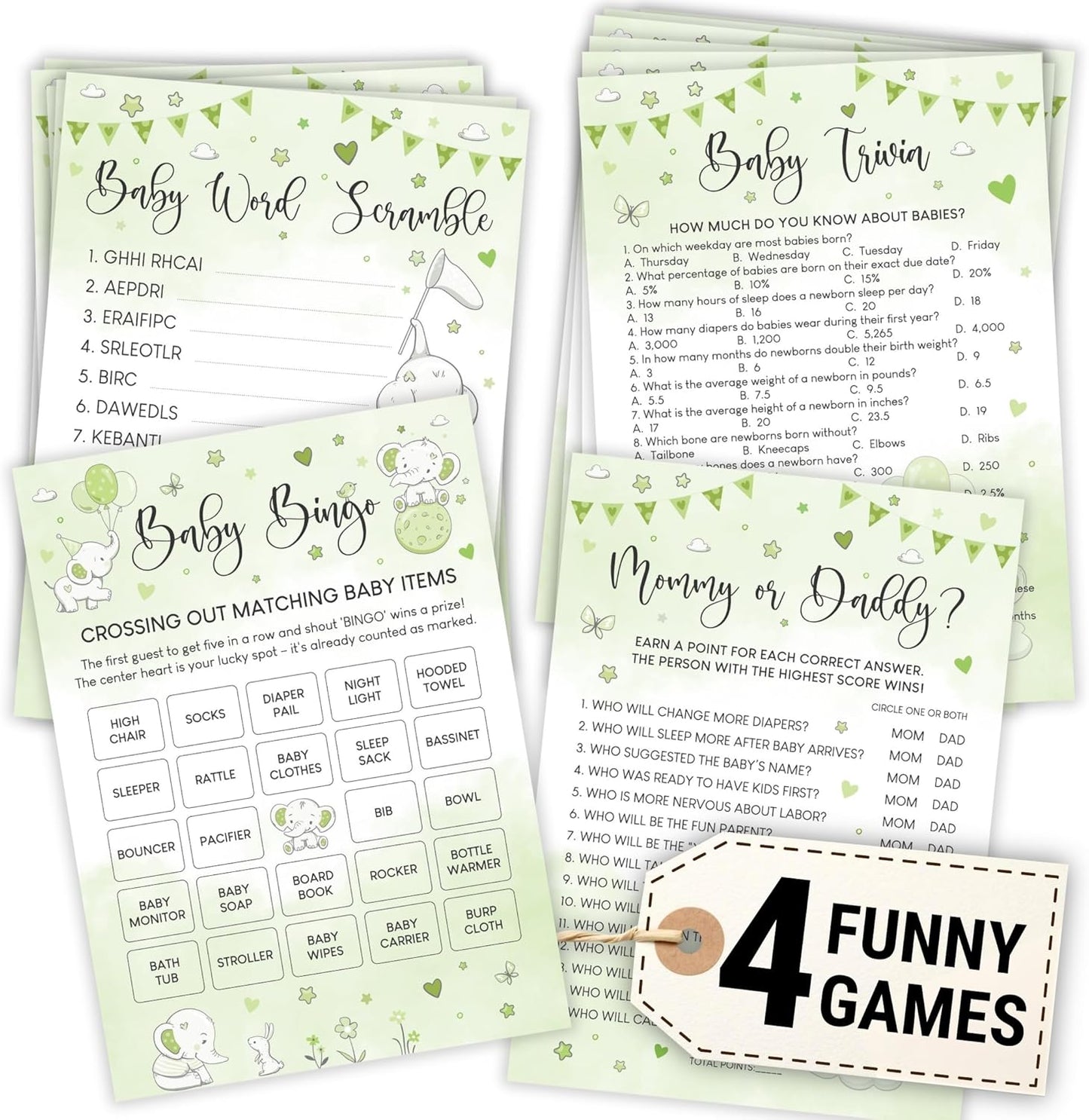 Woodland Baby Shower Games — photo 9