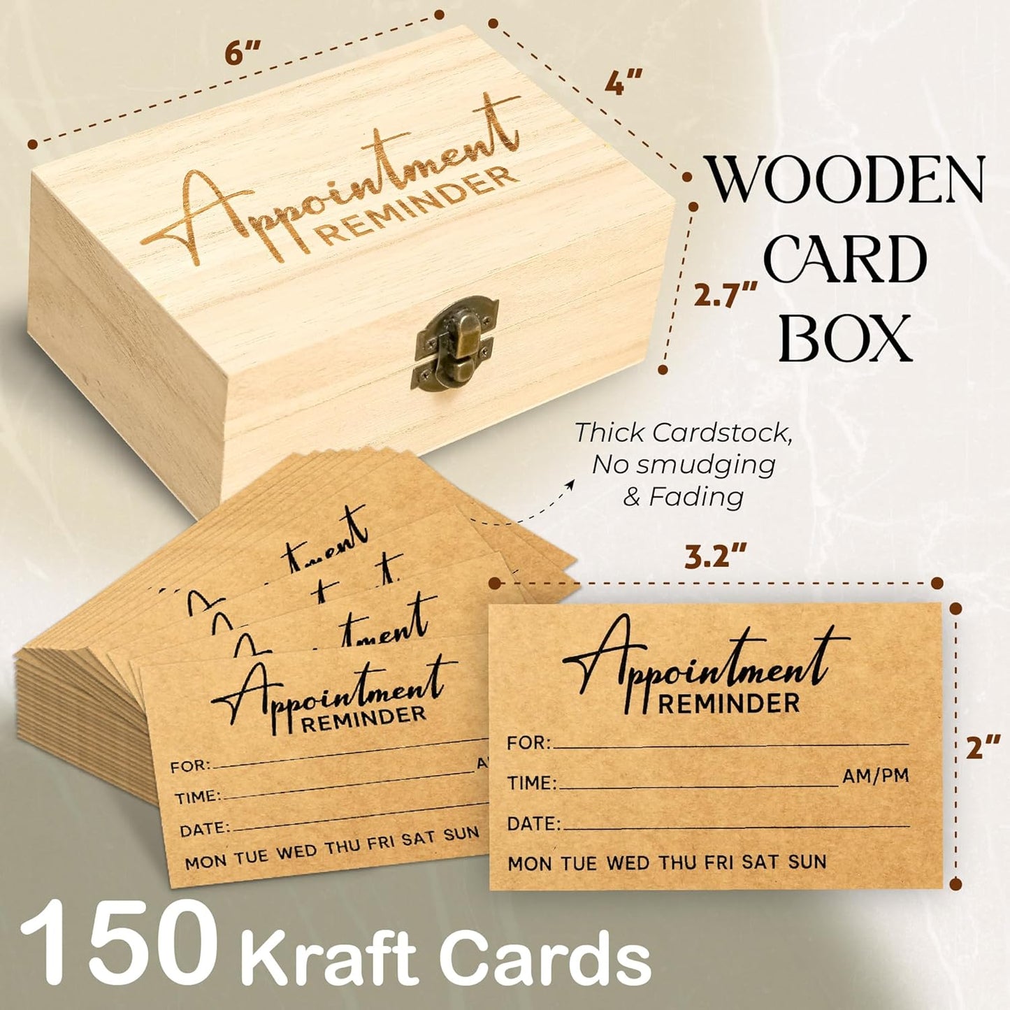 Blank Appointment Cards 150 — photo 2