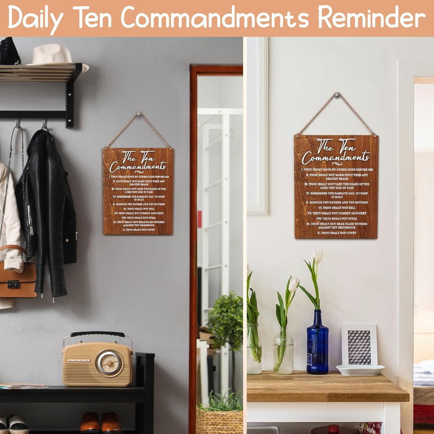 Ten Commandments Wall Decor — photo 4