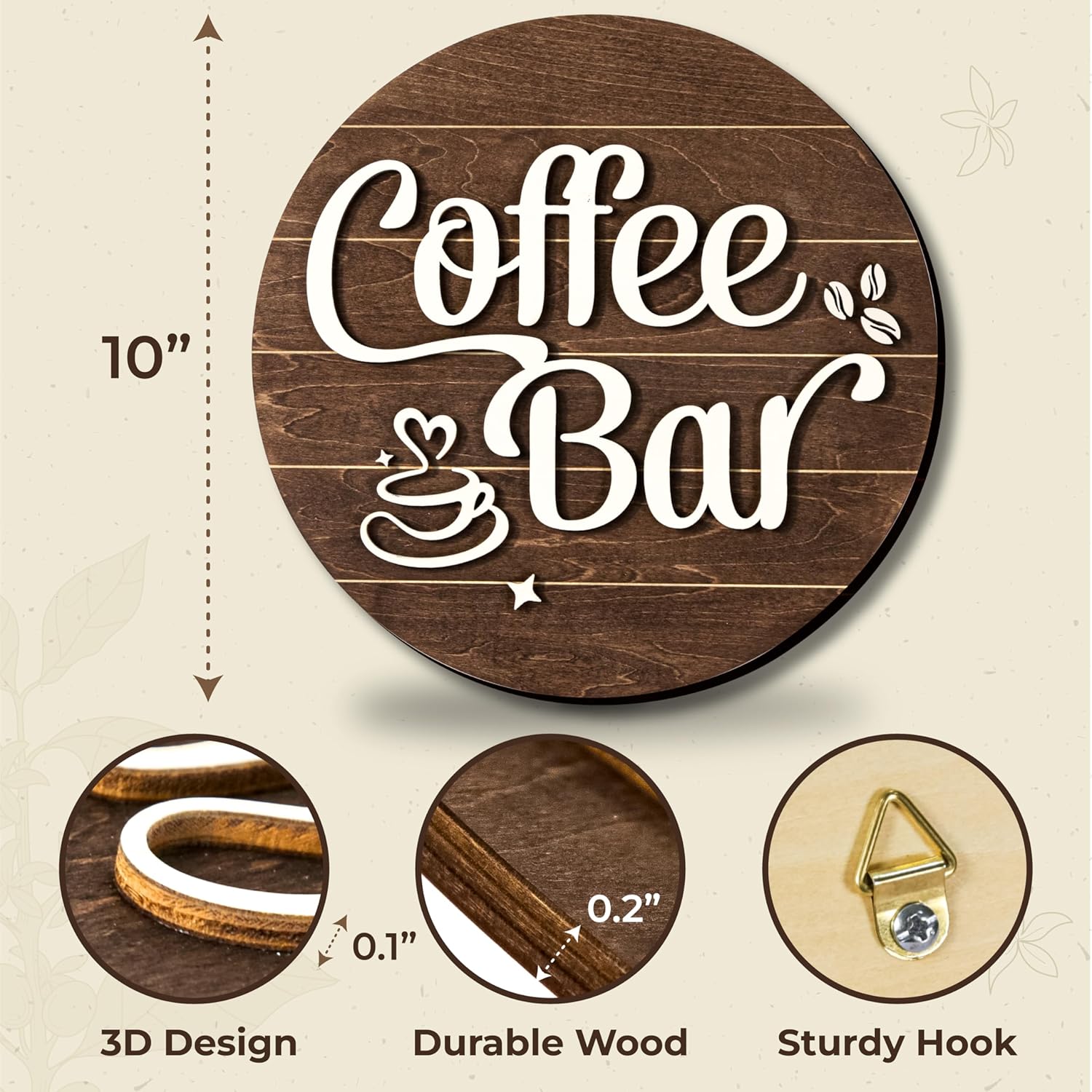 Coffee Bar Sign 10 inch — photo 2