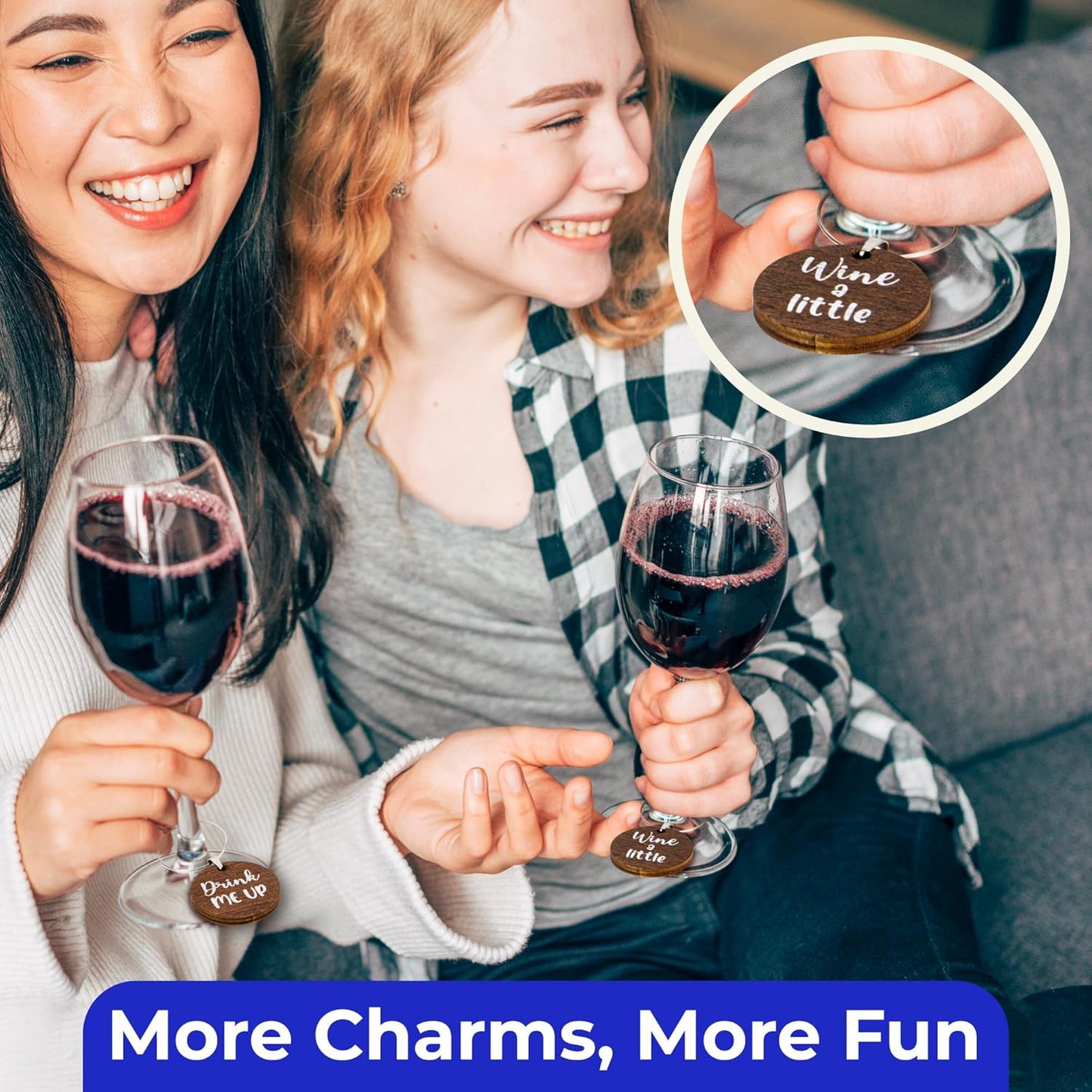 Funny Wine Glass Charms — photo 6