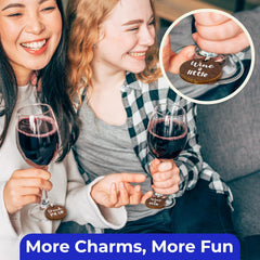 Funny Wine Glass Charms — view 6