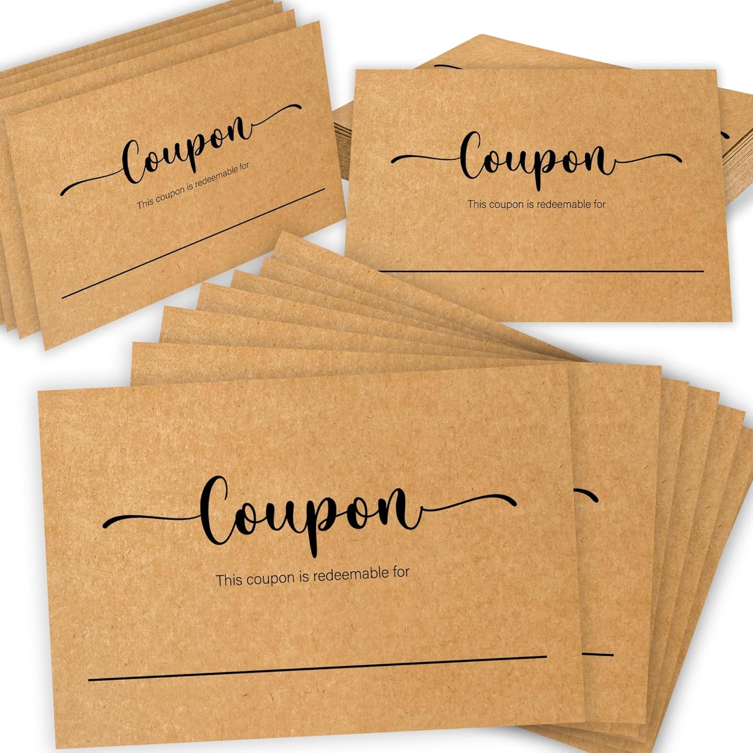 50 Blank Love Coupon Cards — photo 7