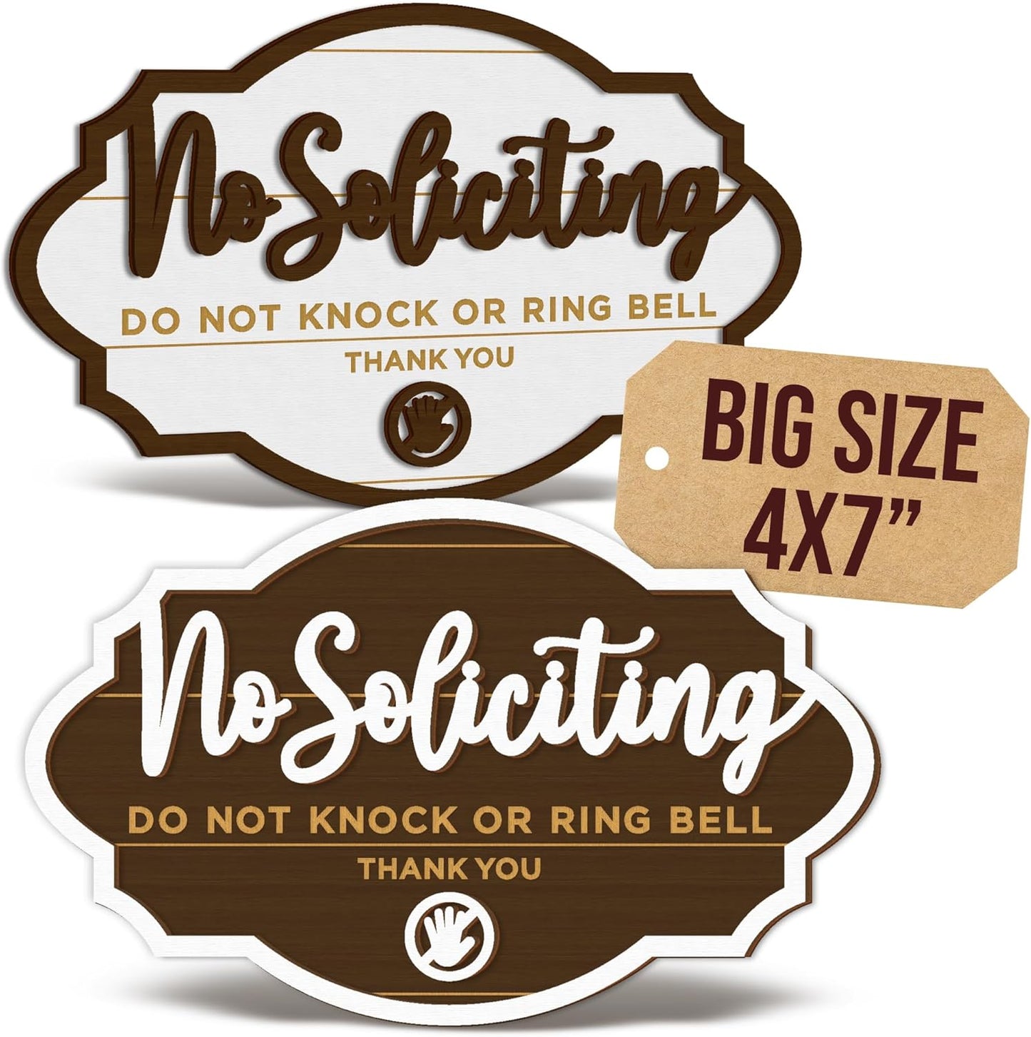 No Soliciting Sign 2 Pack — photo 8