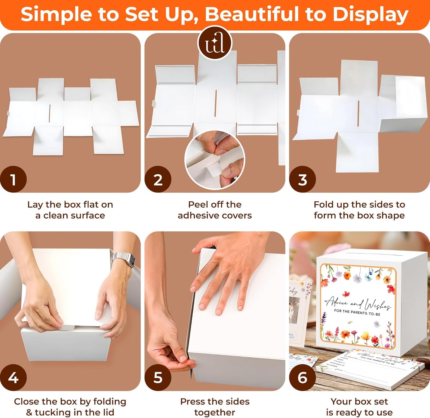 Wildflower Baby Advice Cards — photo 3