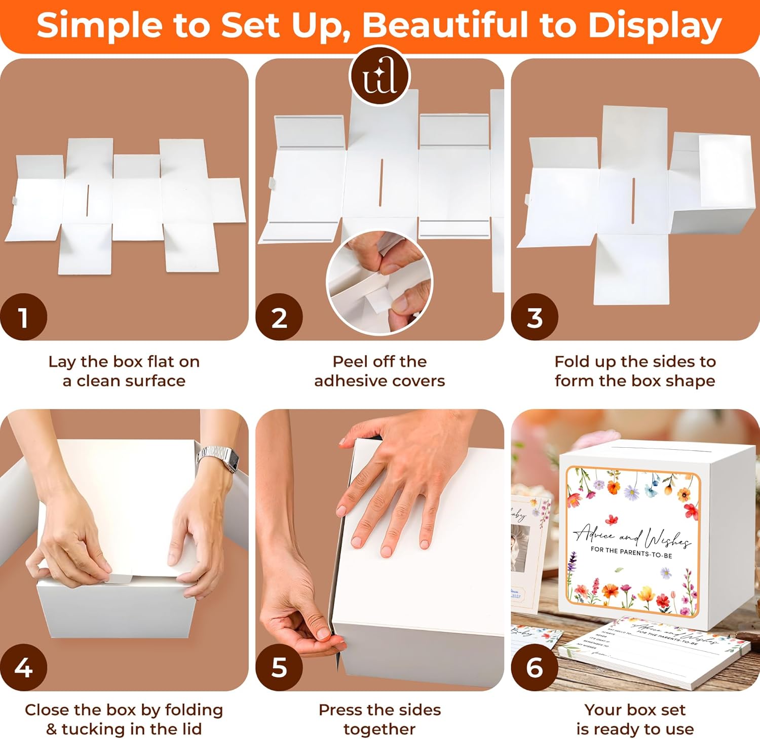 Wildflower Baby Advice Cards — photo 3