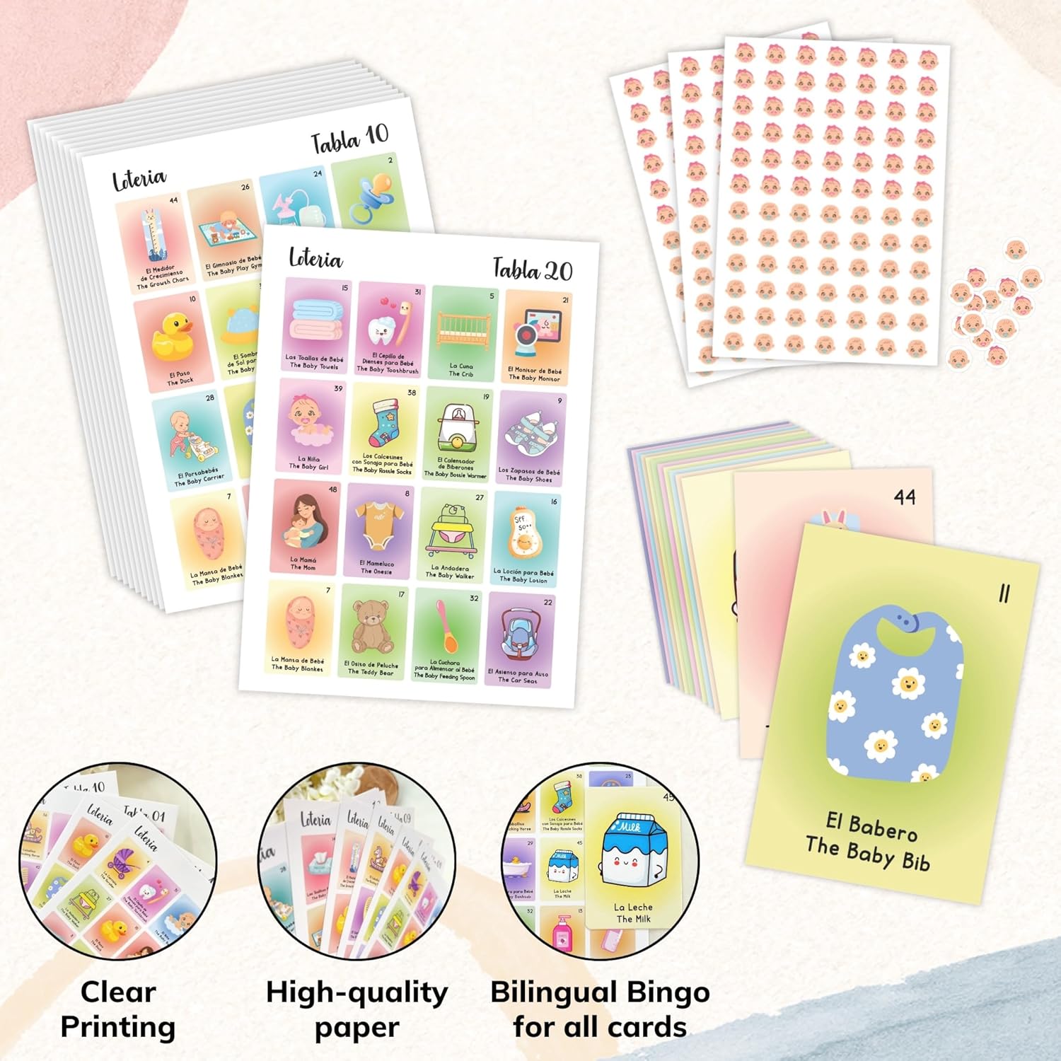 Bilingual Baby Shower Loteria 20 — photo 4